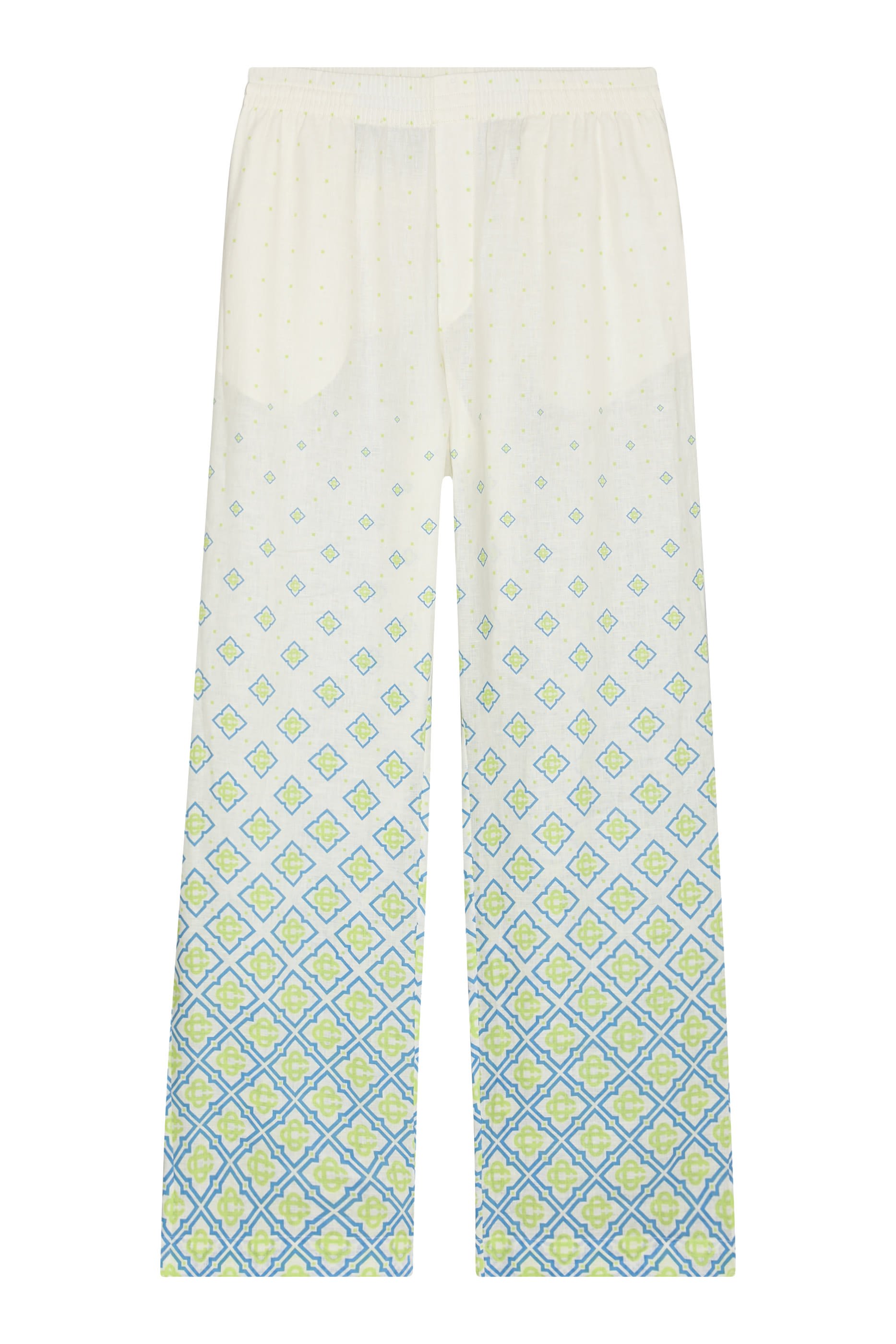 Degrade Monogram Silk Trousers