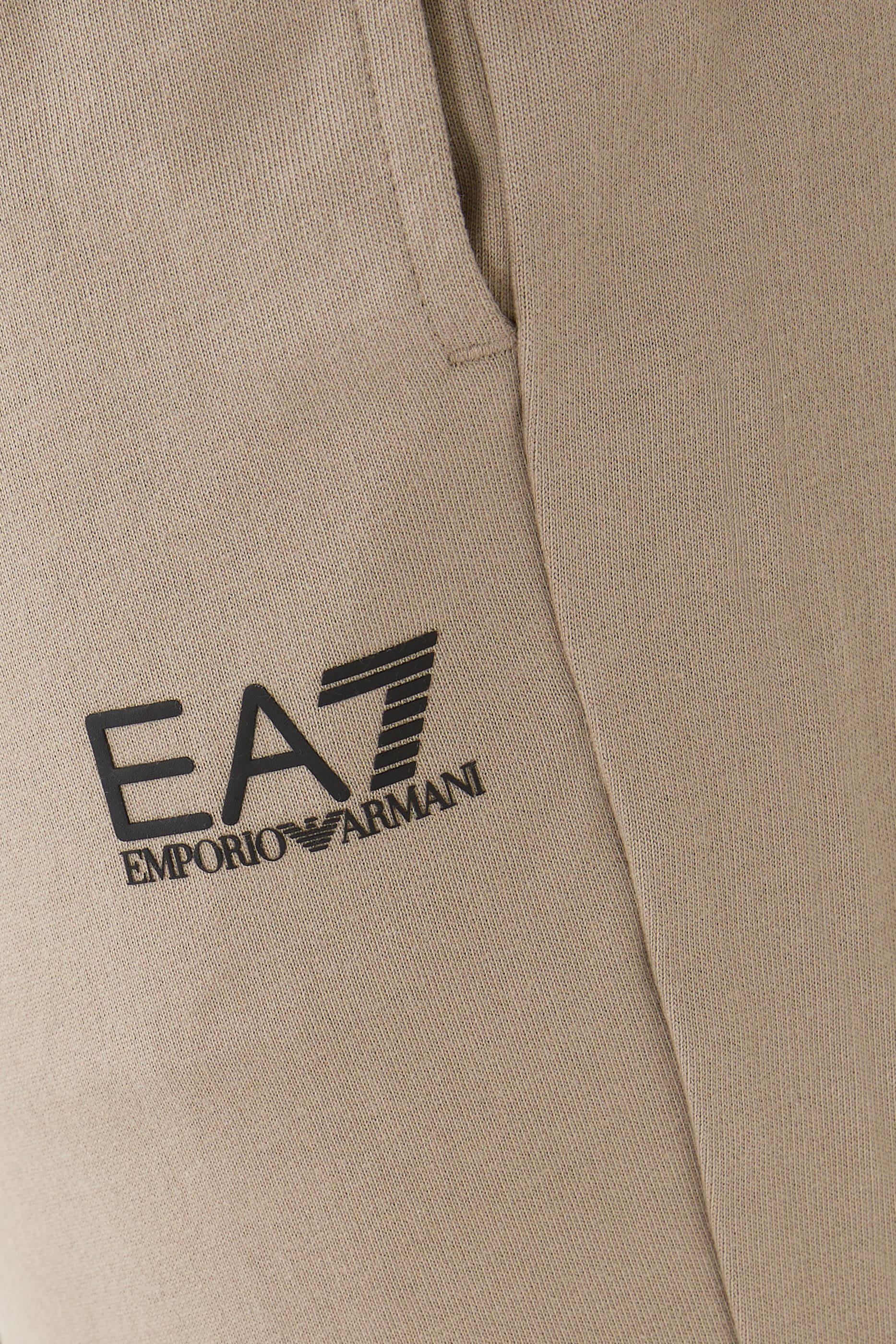EA7 Logo Cotton Sweatpants