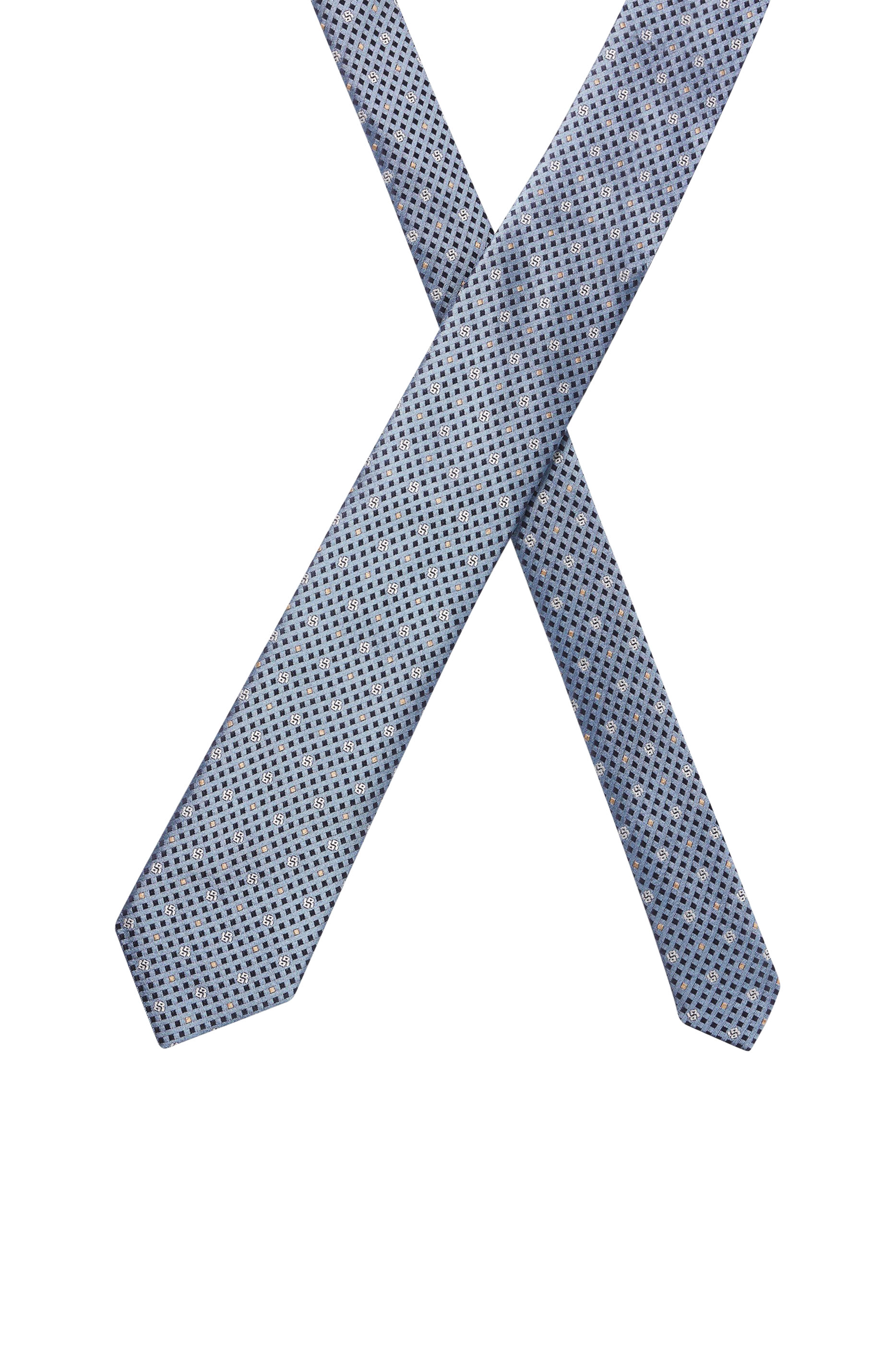 Jacquard Double B Monograms Silk Tie