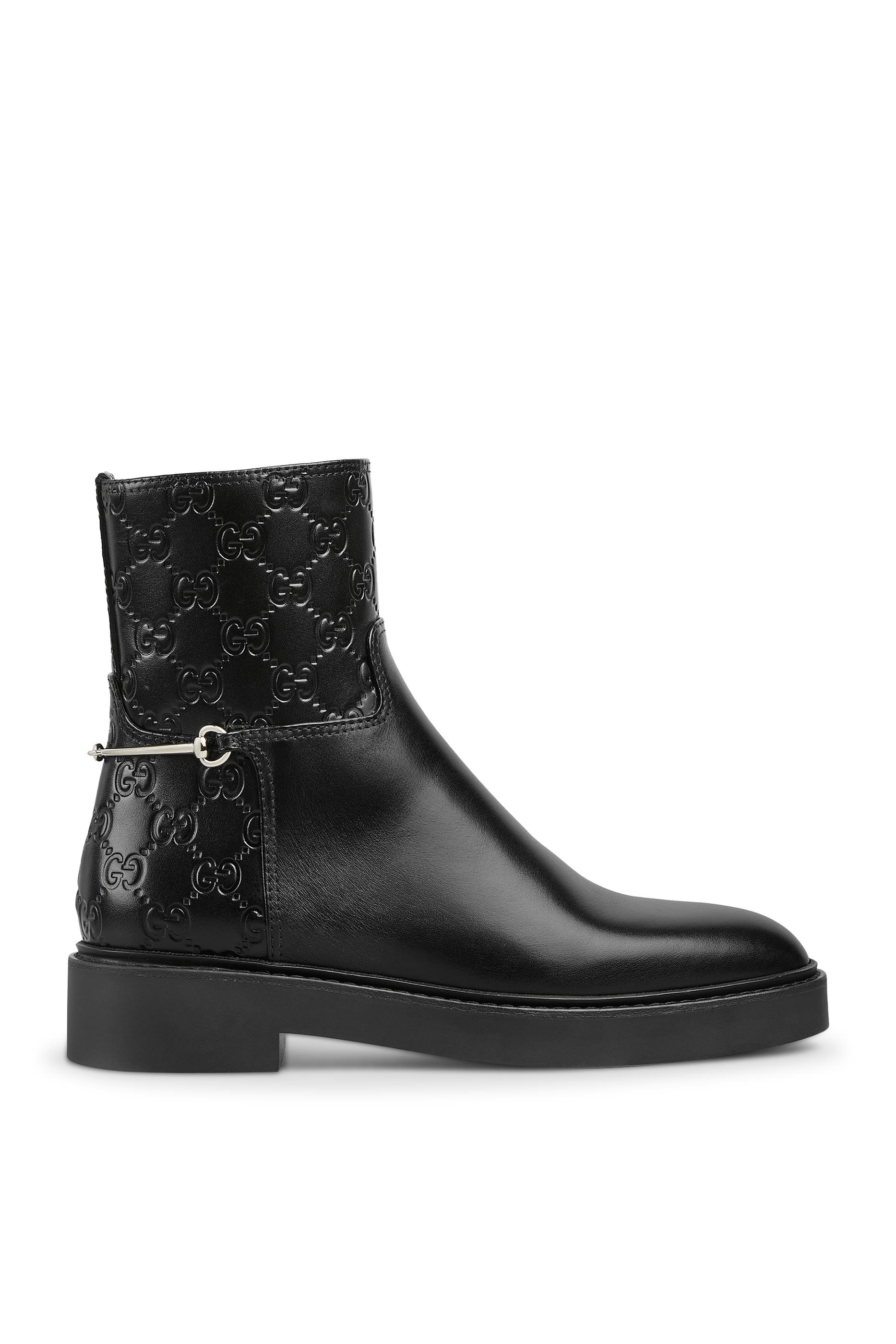 Slim Horsebit Ankle Boots