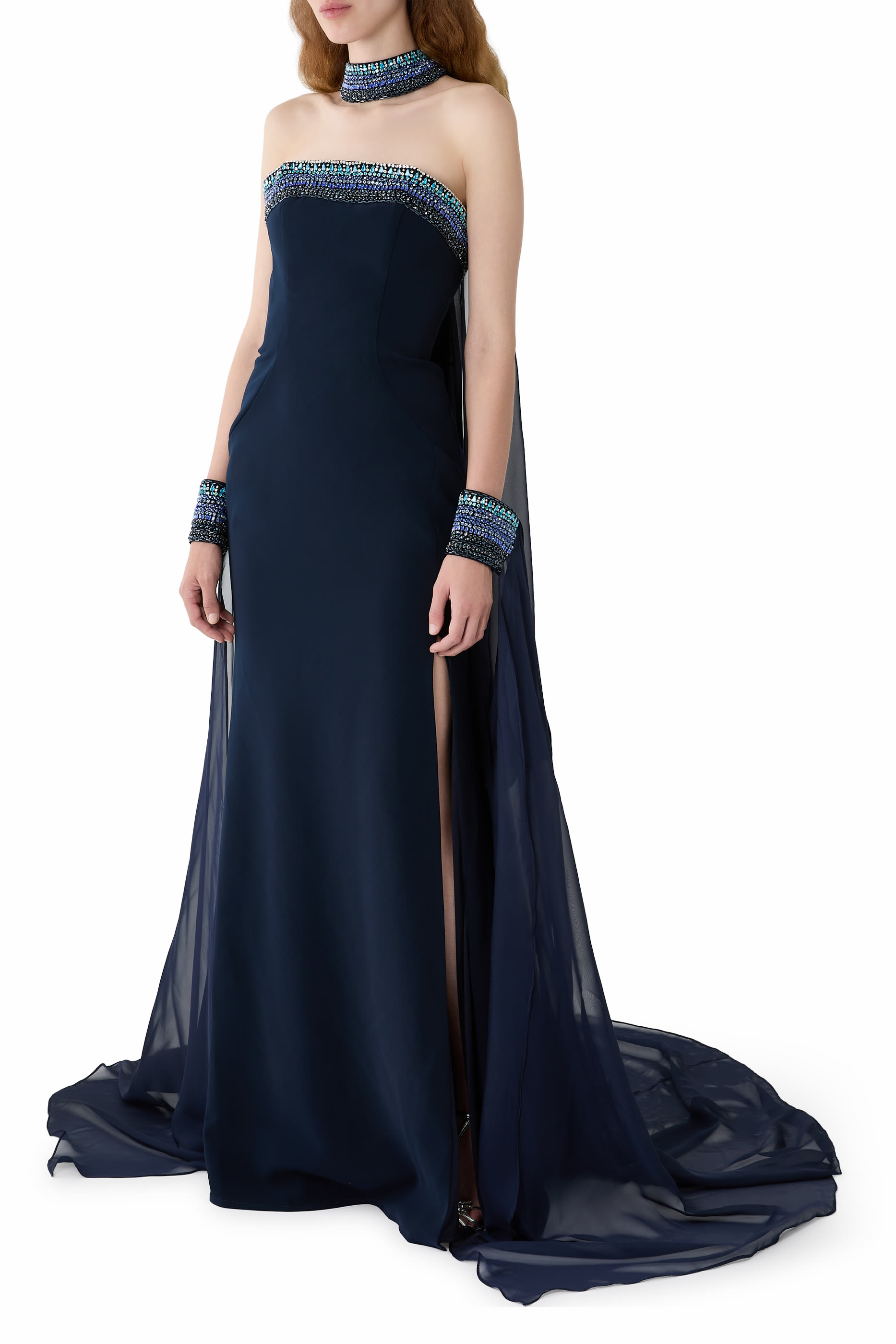 Strapless Evening Gown