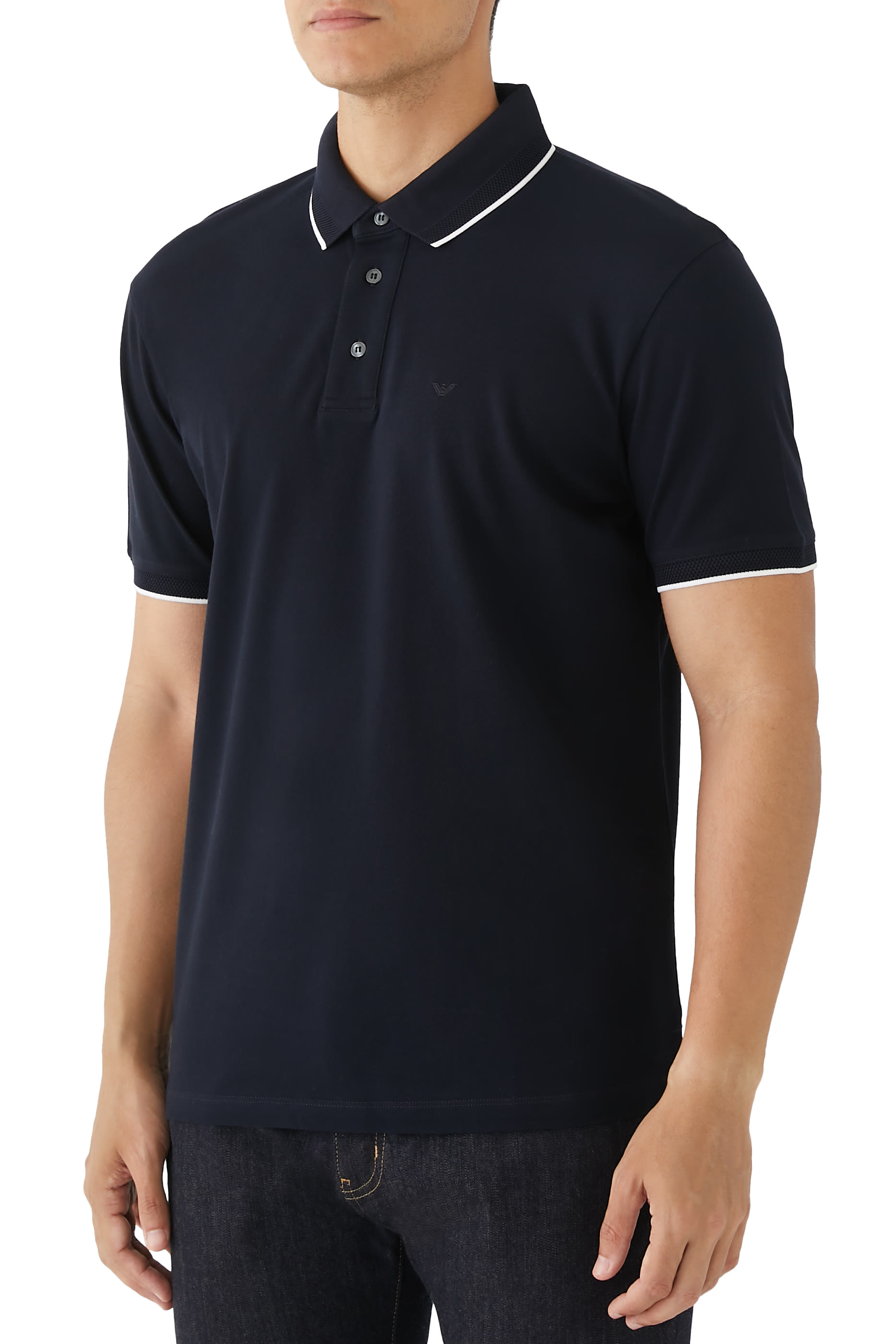Micro Eagle Logo Polo Shirt