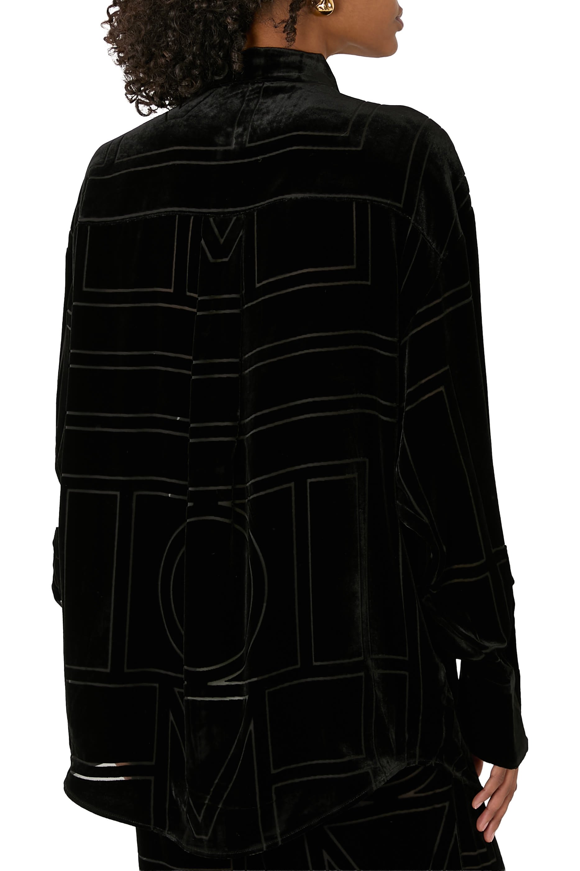 Oversized Devor&eacute; Shirt