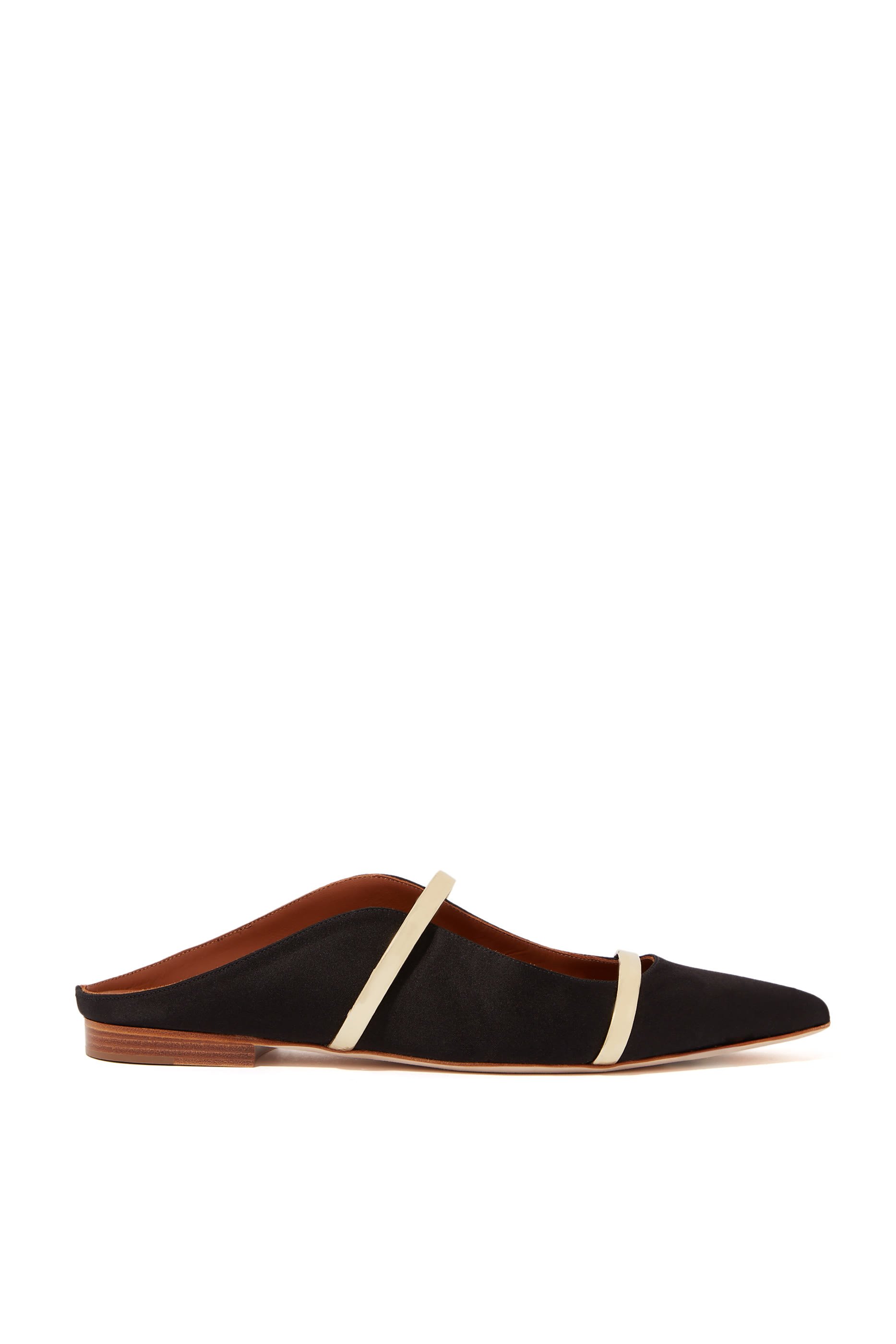 Maureen Flat Satin Slippers
