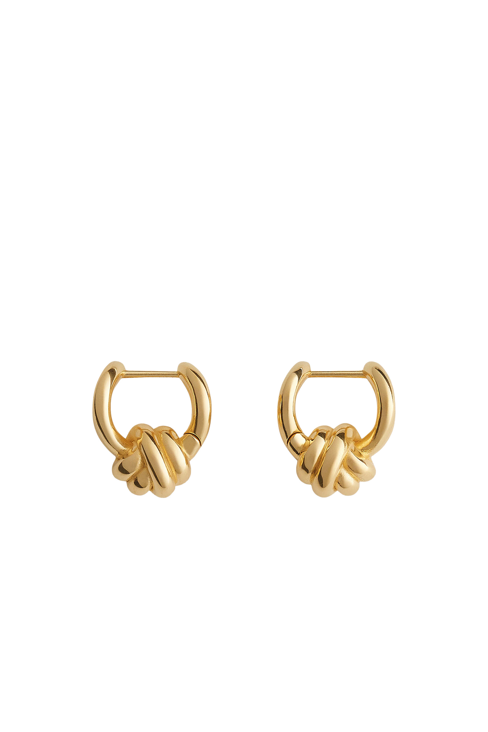 Knot Hoop Earrings
