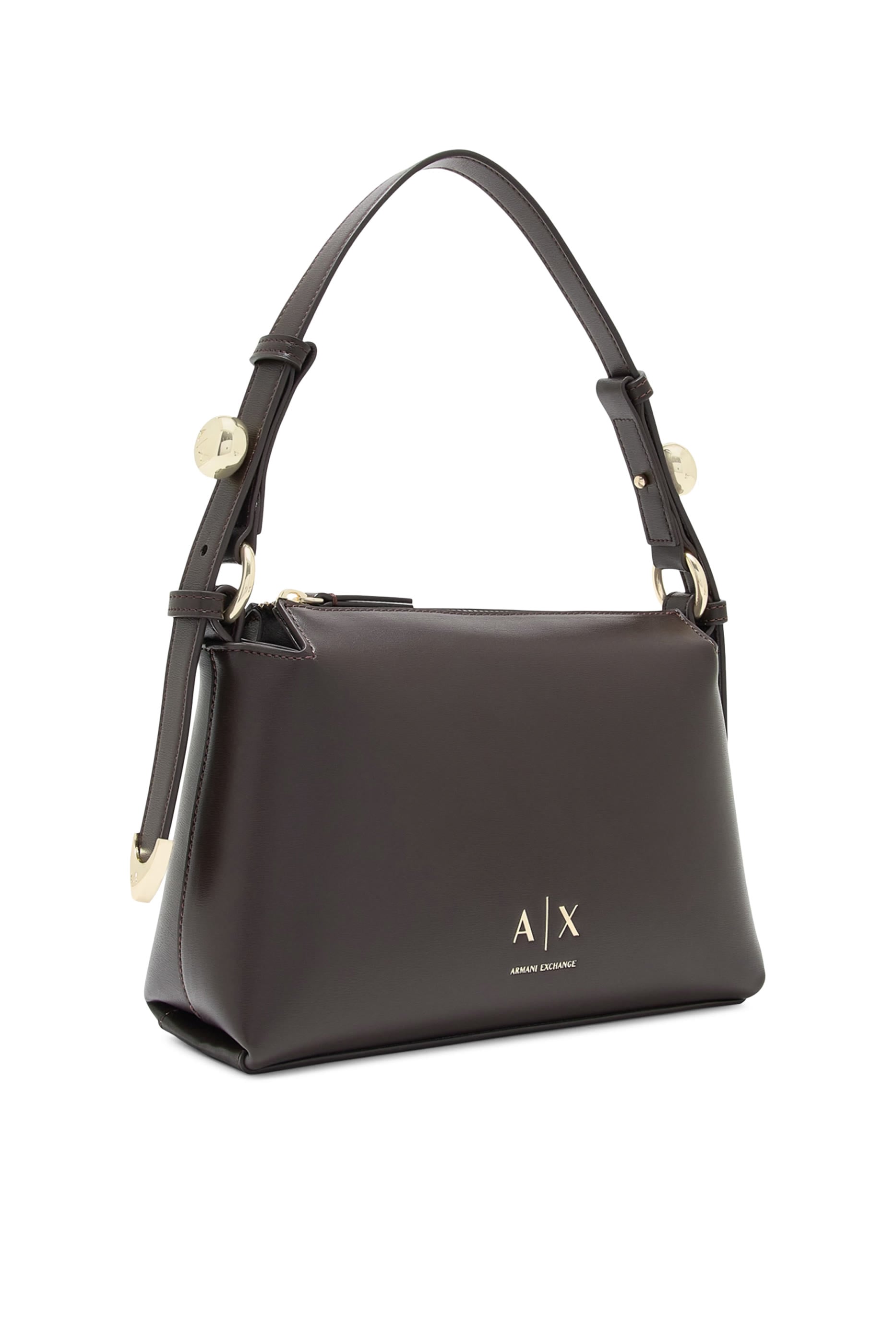Coated Fabric Shoulder Bag