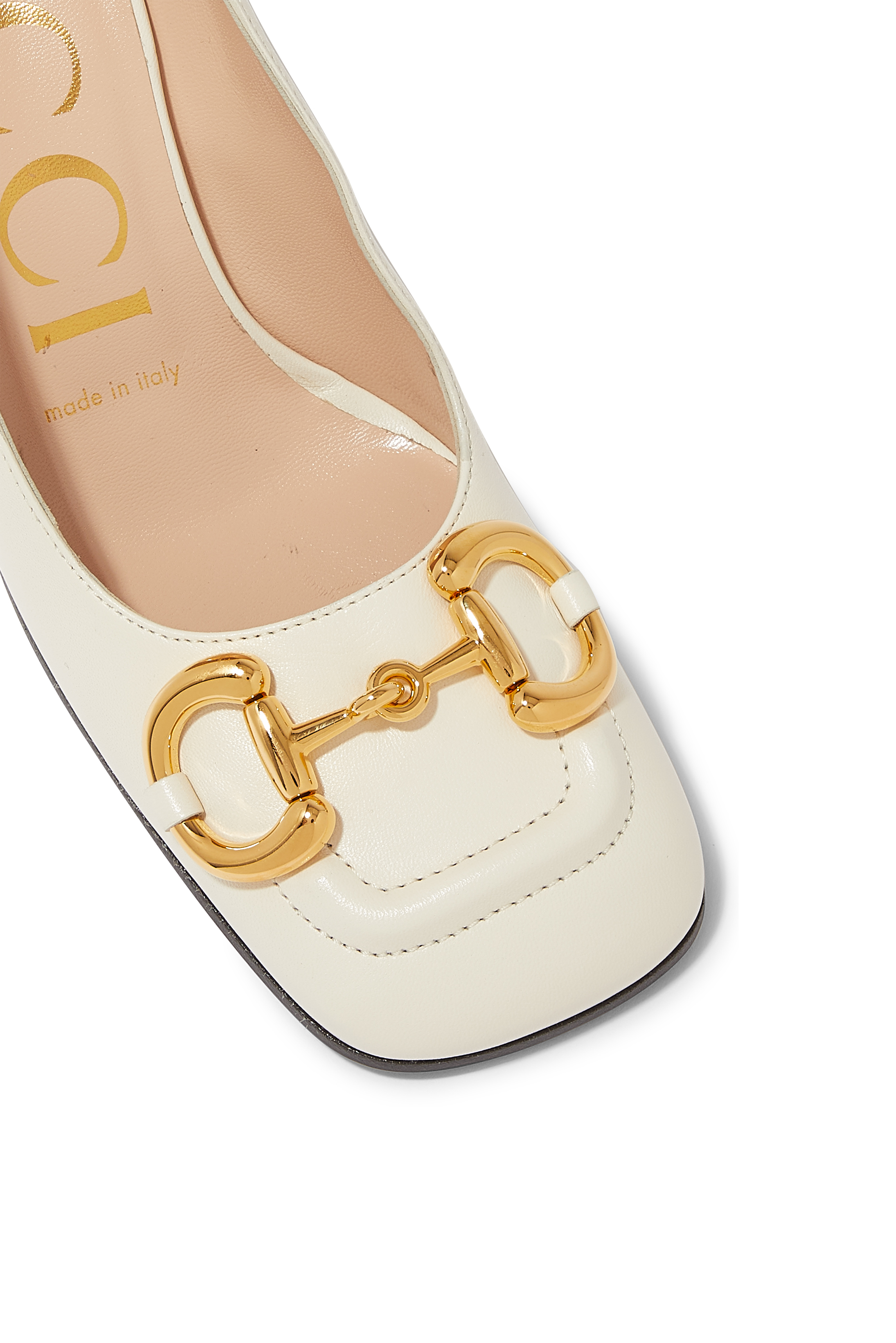 Mid-Heel Pumps with Horsebit