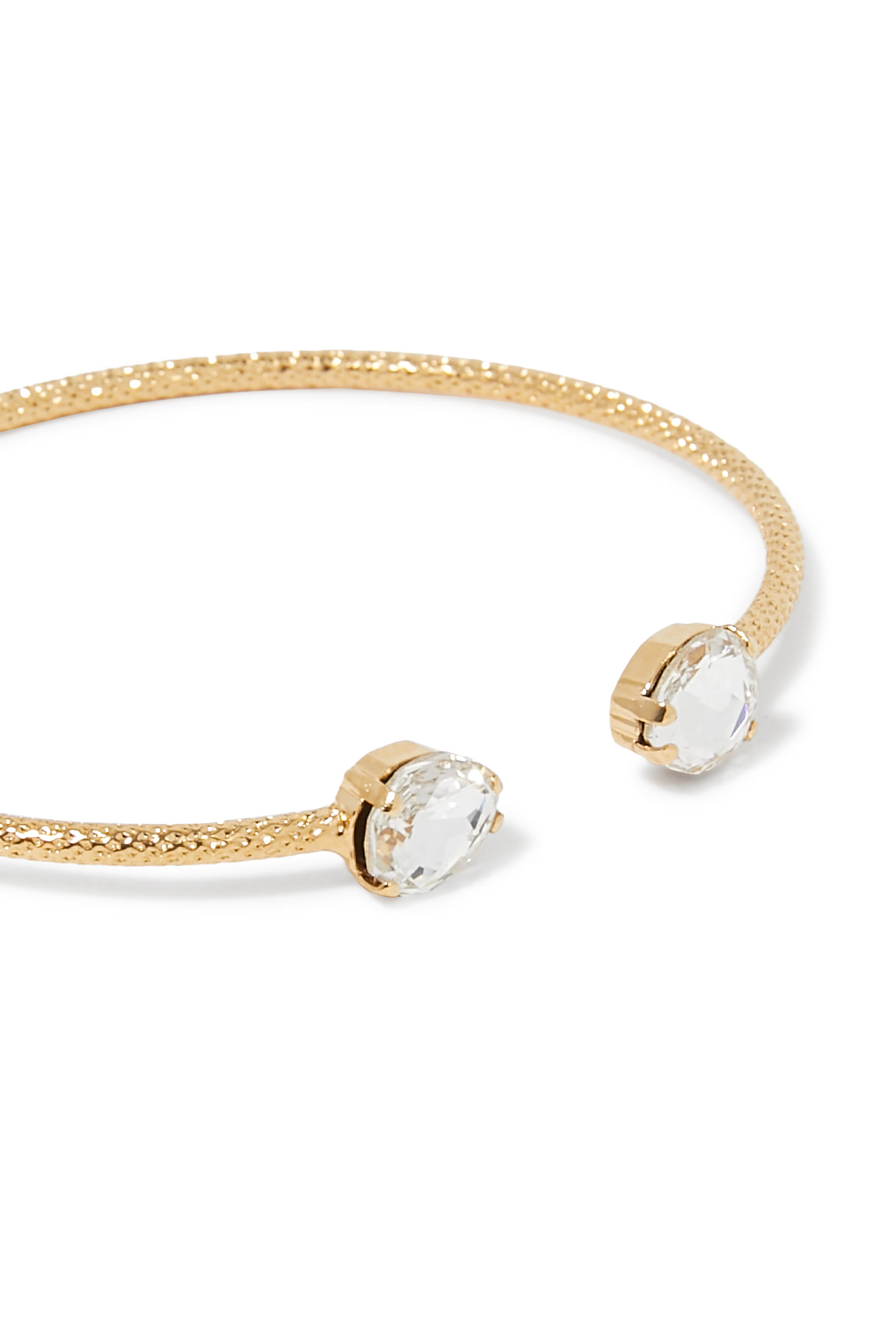 Mini Carlotta Bracelet, 18K Gold Plating & Crystals
