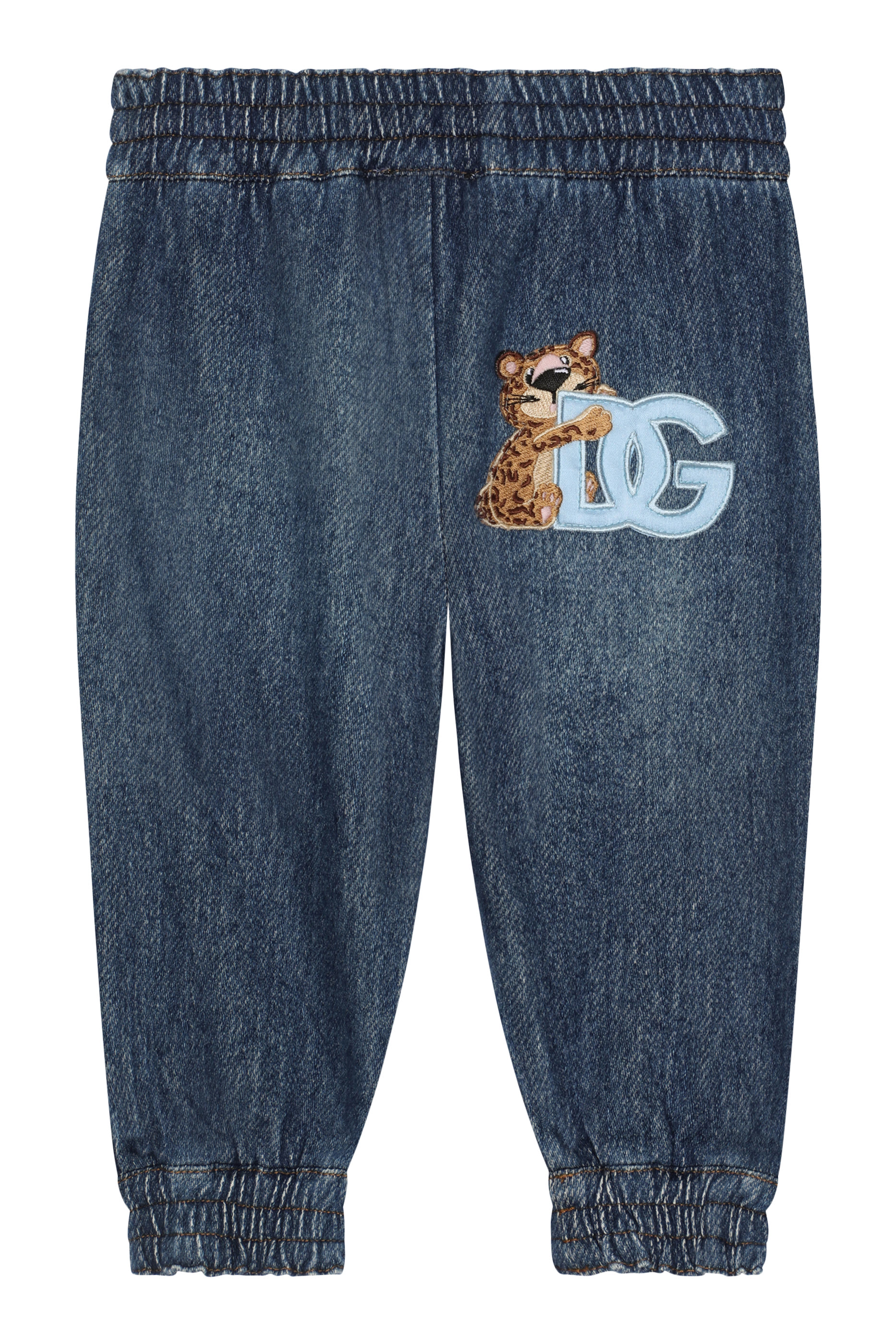 Kids Jersey Denim Jogging Pants