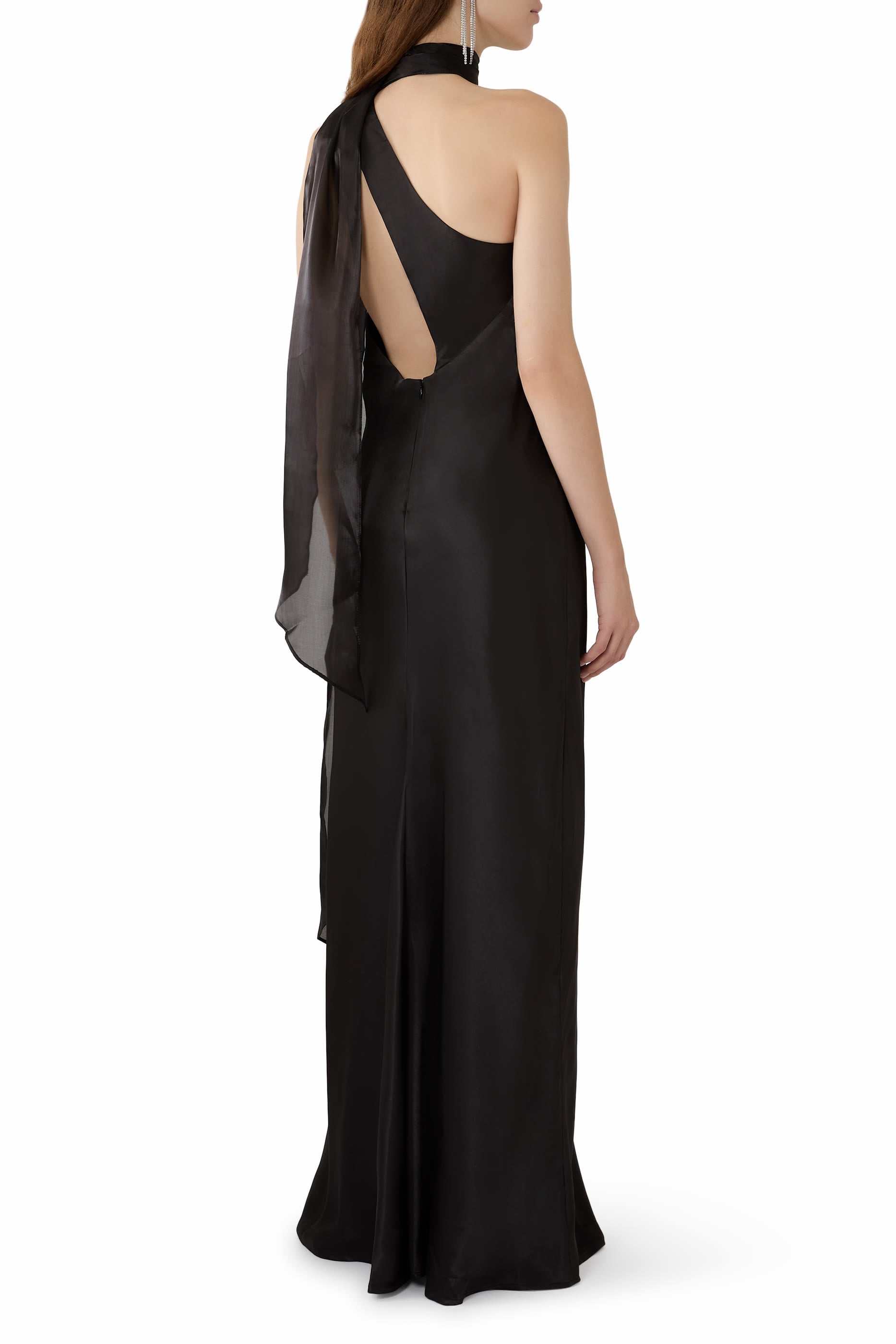 Bow Strap One-Shoulder Dress