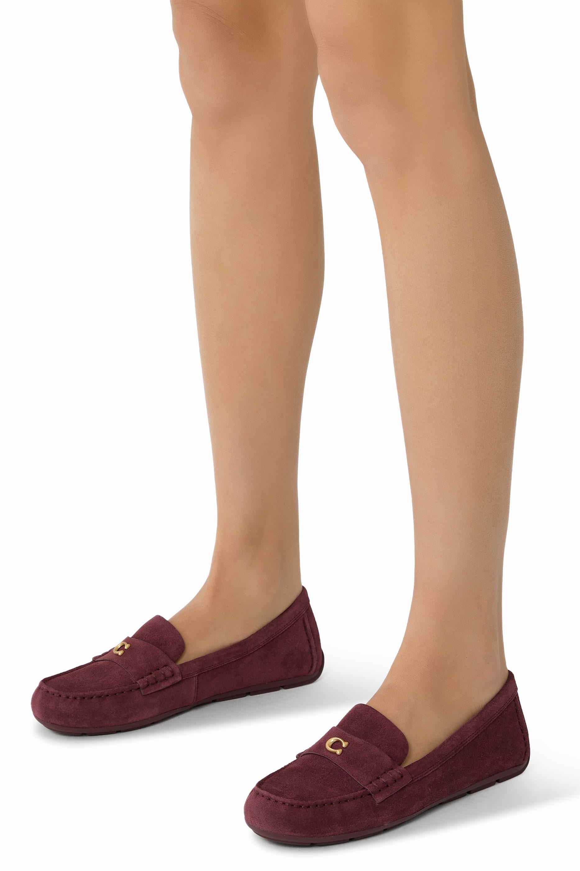 Sculpted C 15 Suede Driver Loafers 