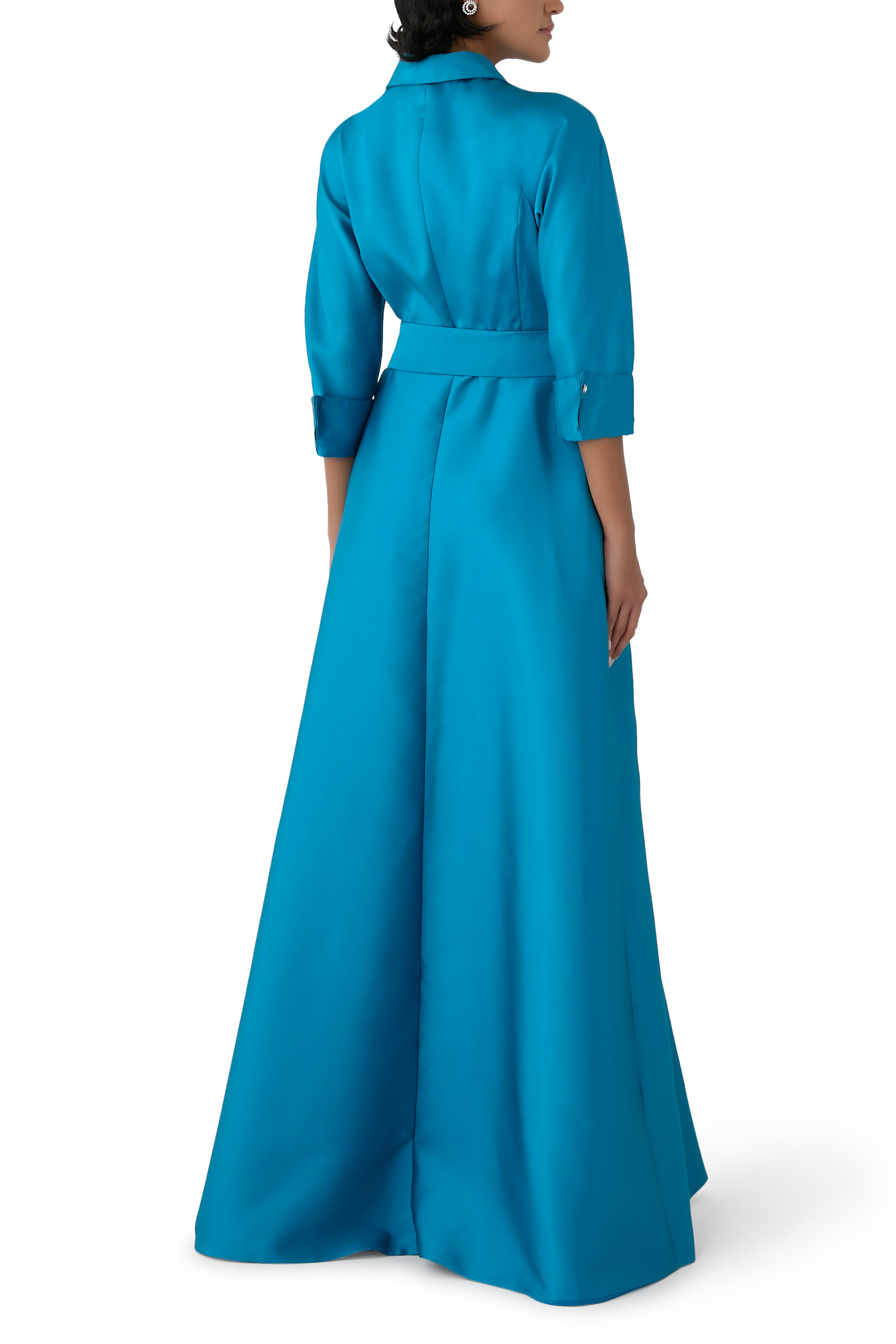 Mikado Twill Shirt Waist Gown