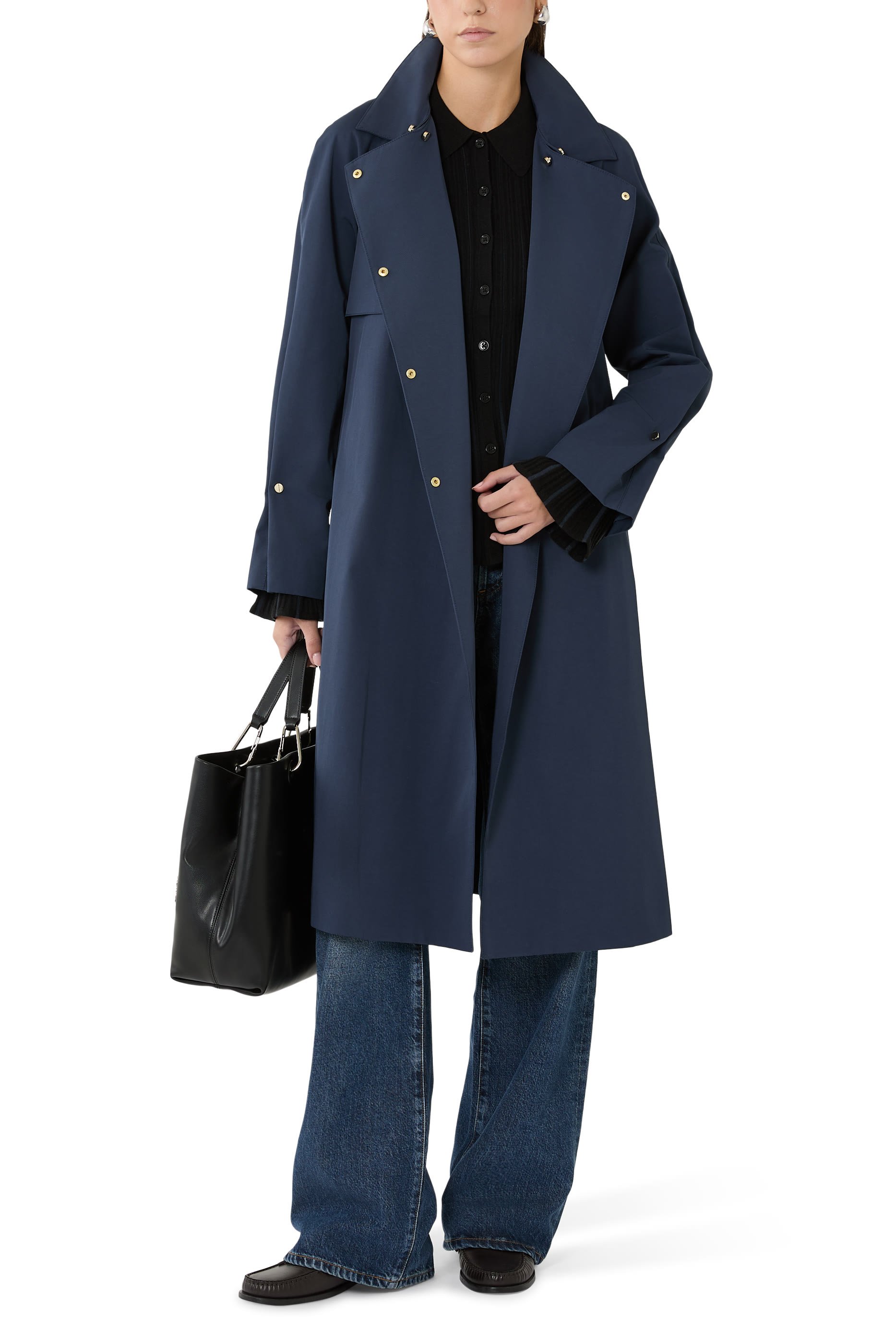 Pleated Rib Knit Cardigan