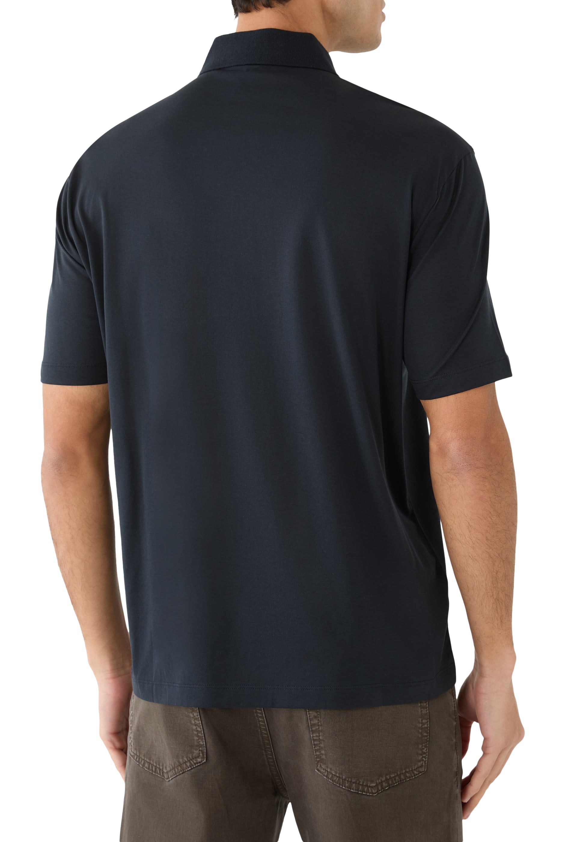 Micro Eagle Logo Polo Shirt