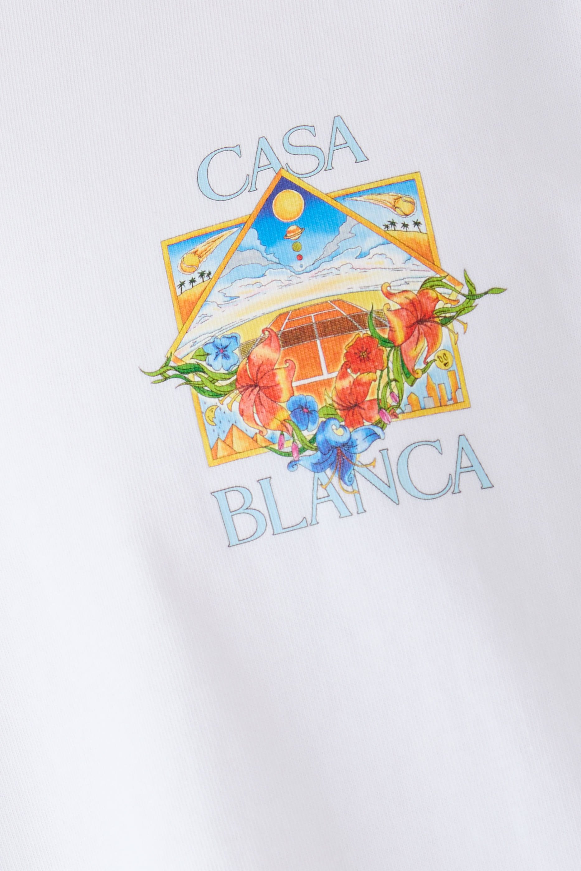  Tennis Landscape Short Sleeve T-Shirt 