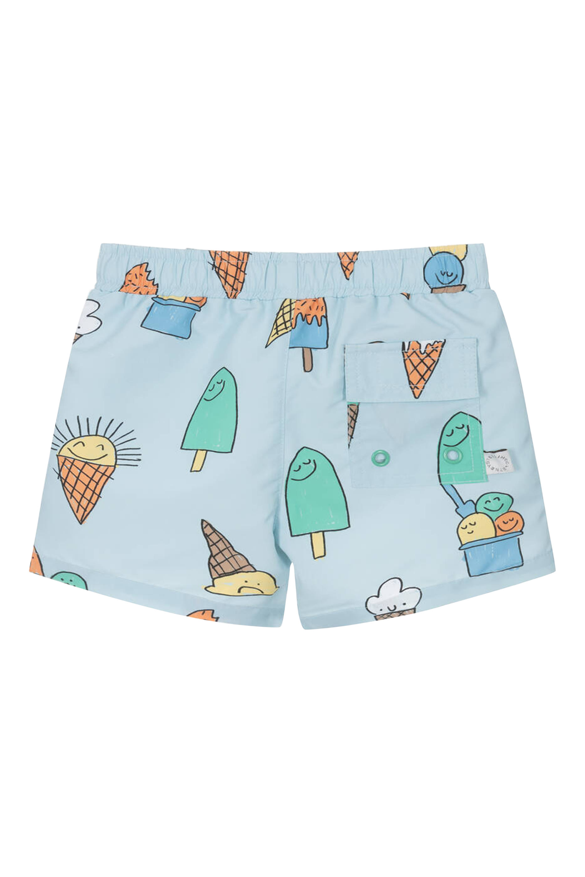 Kids Ice Cream Print Swim Shorts