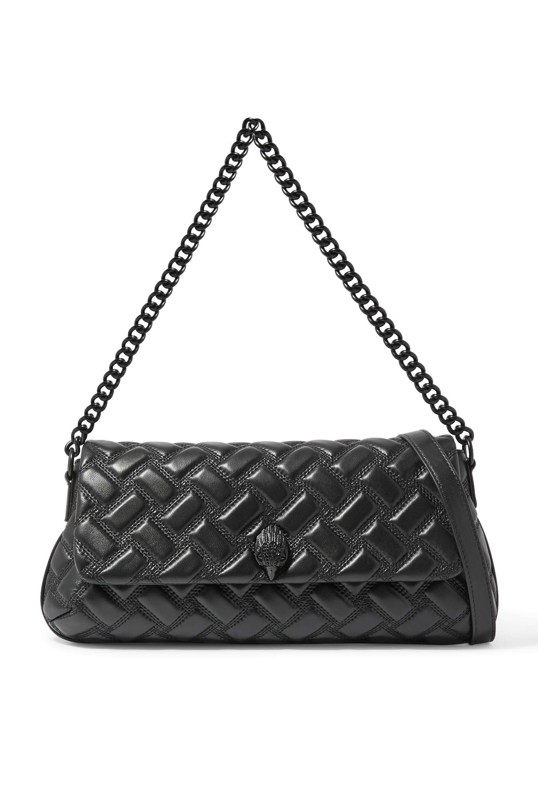 Long Leather Kensington Drench Bag