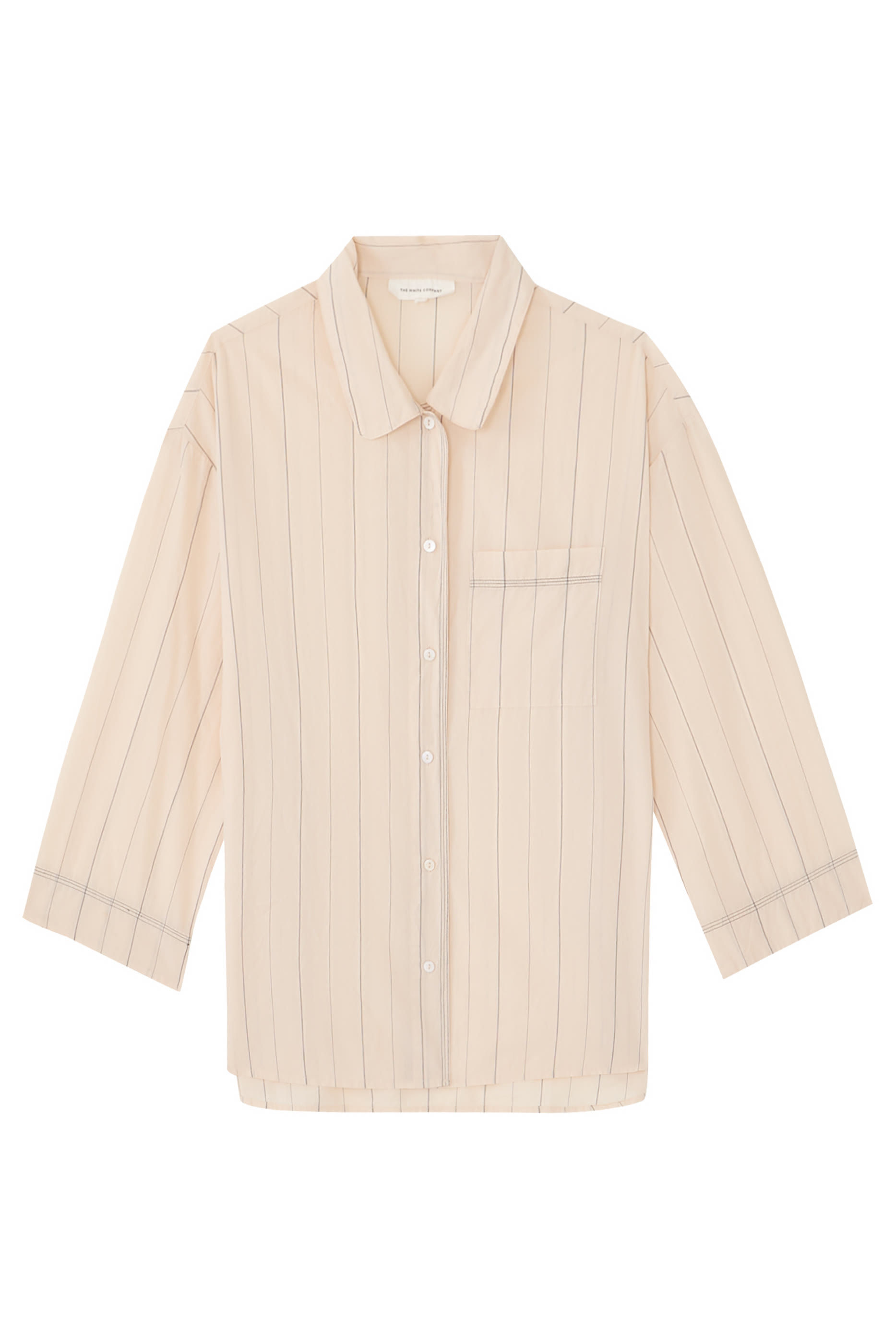 Organic Cotton Relaxed Stripe Pyjama Shirt