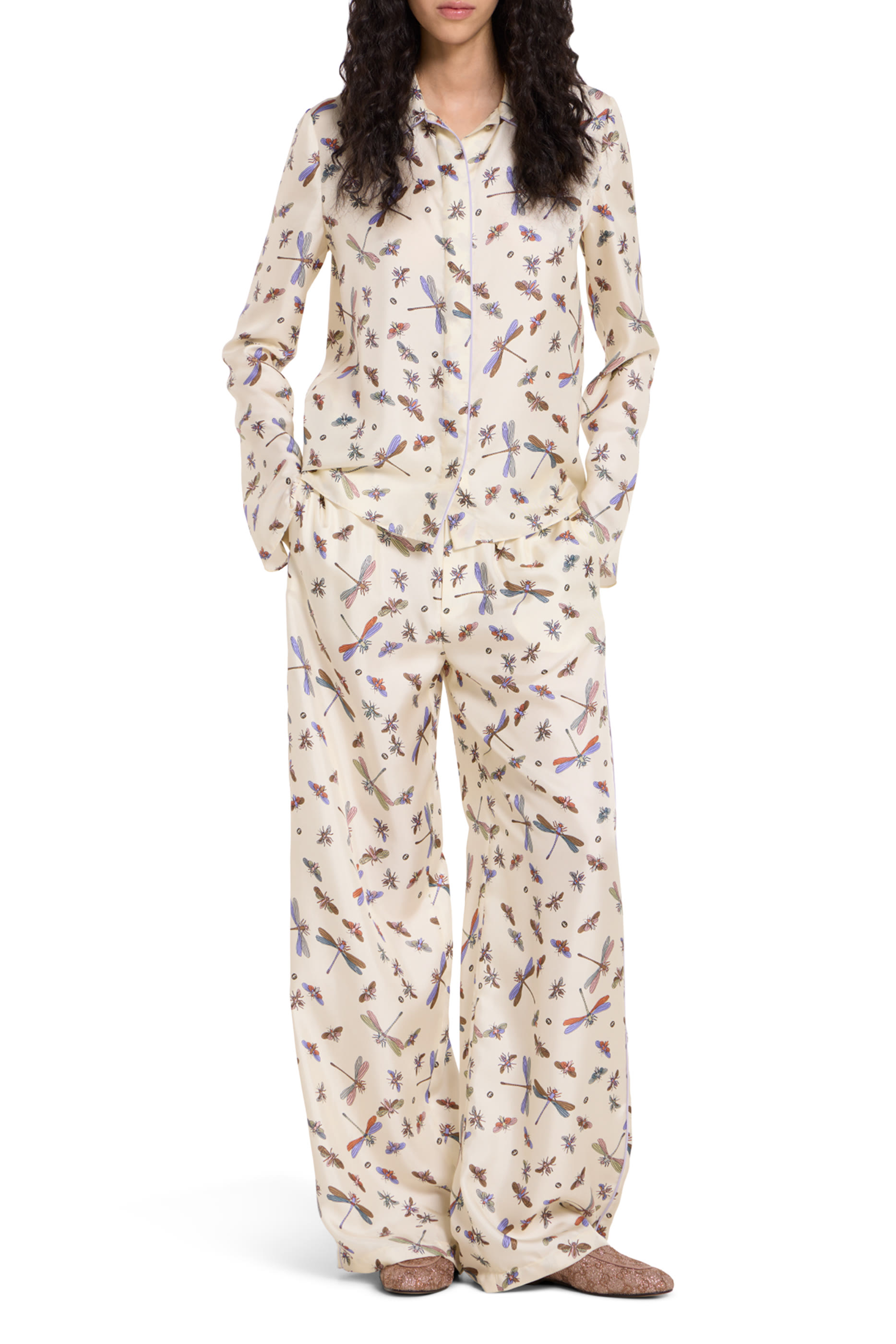 Princetown Slippers with Crystal Horsebit