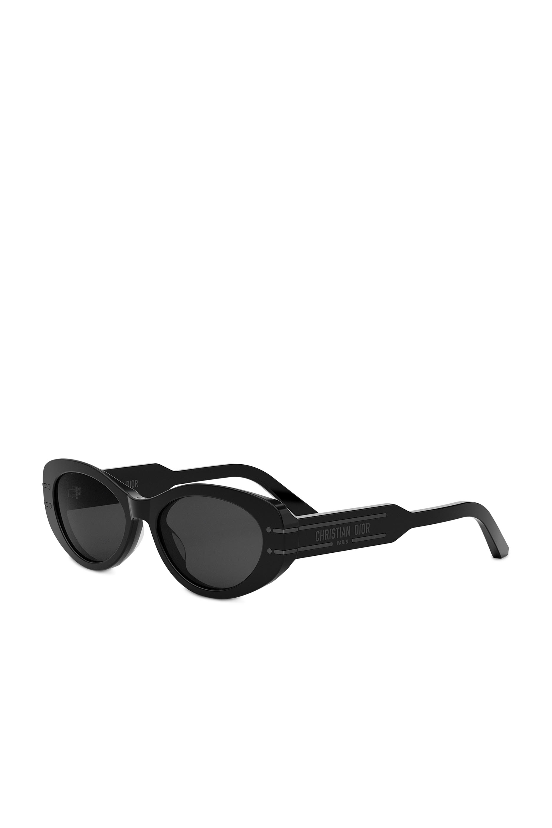 DiorSignature B8U Black Oval Sunglasses