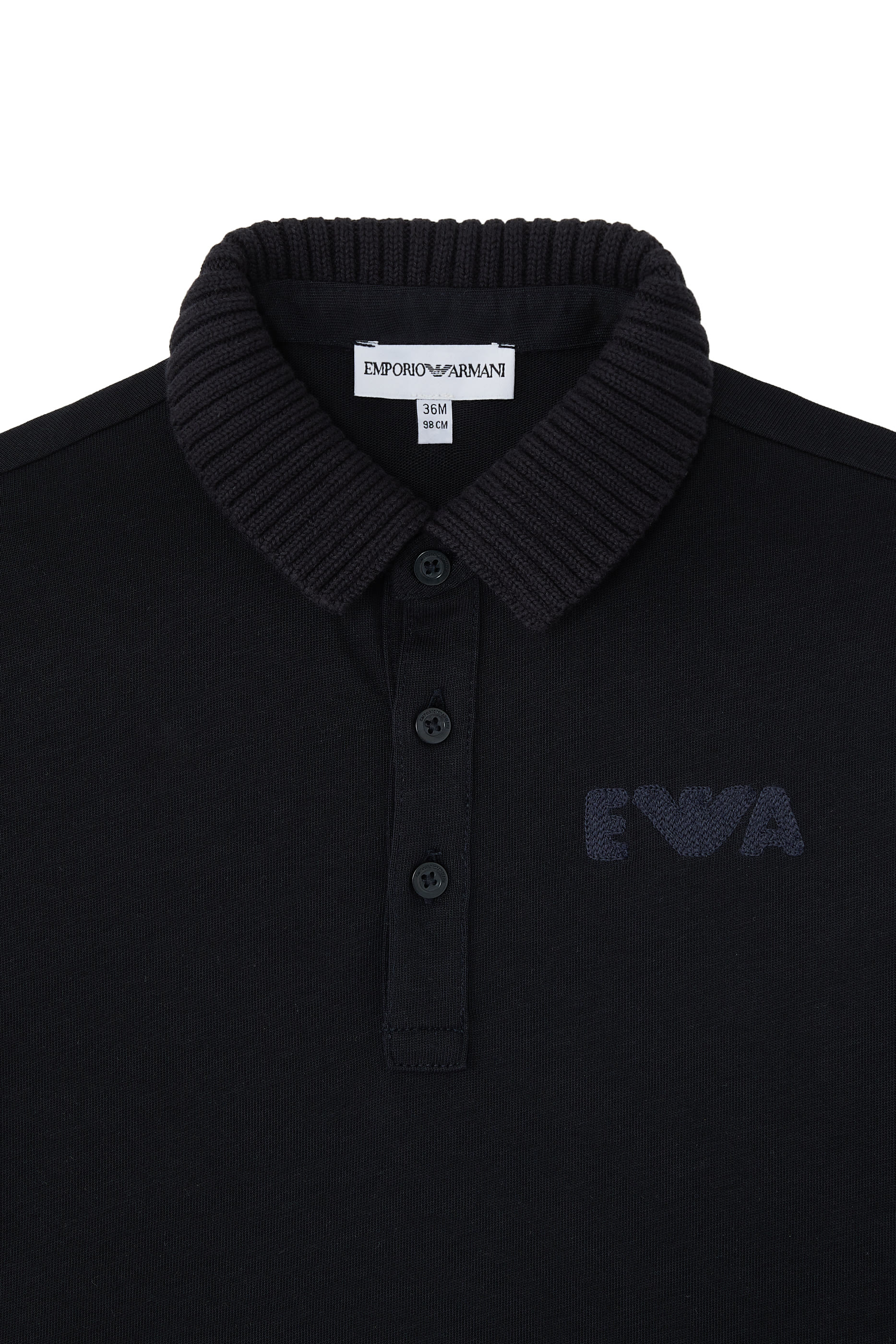 Kids Logo Long Sleeve Polo Shirt