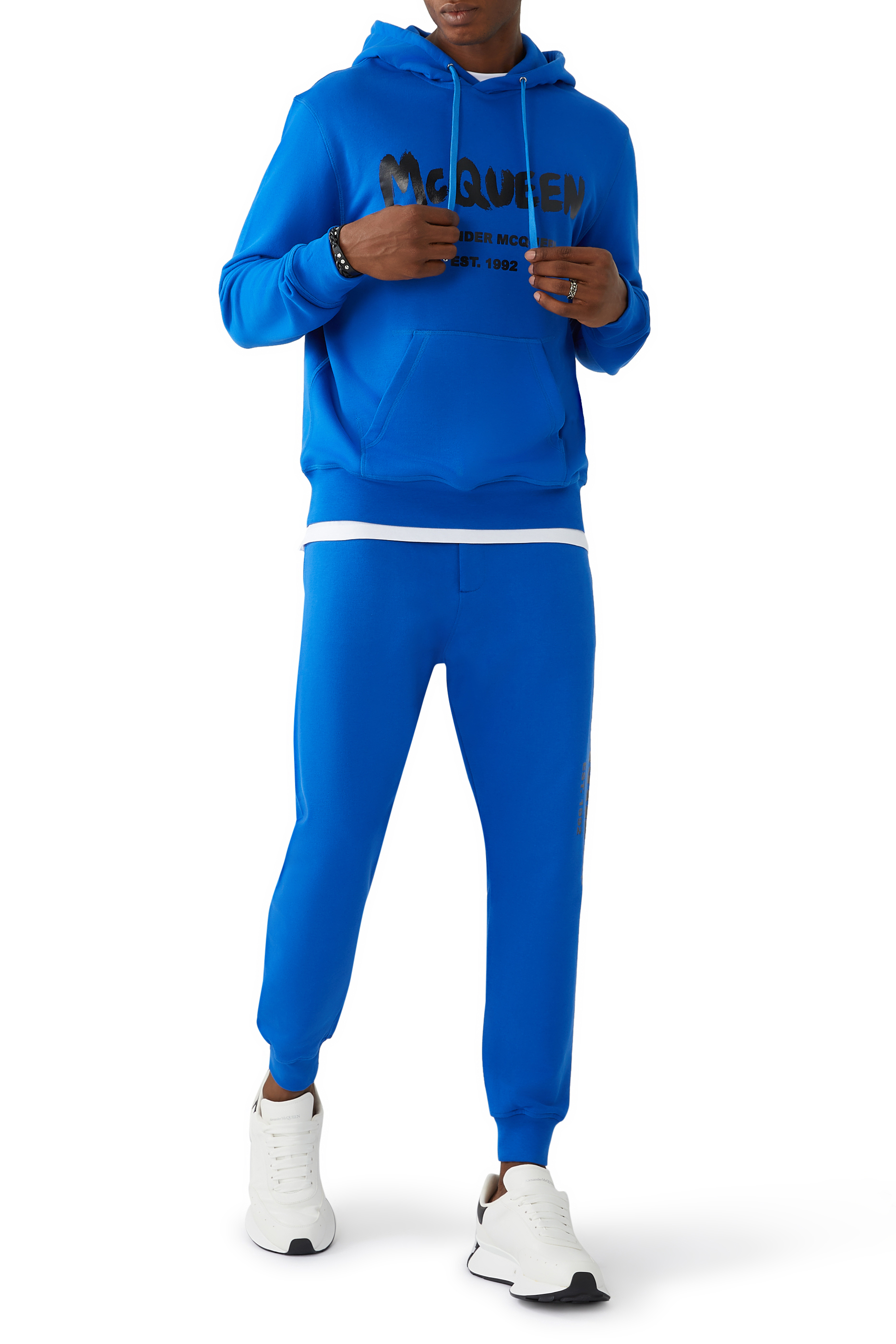 Graffiti Logo Print Joggers