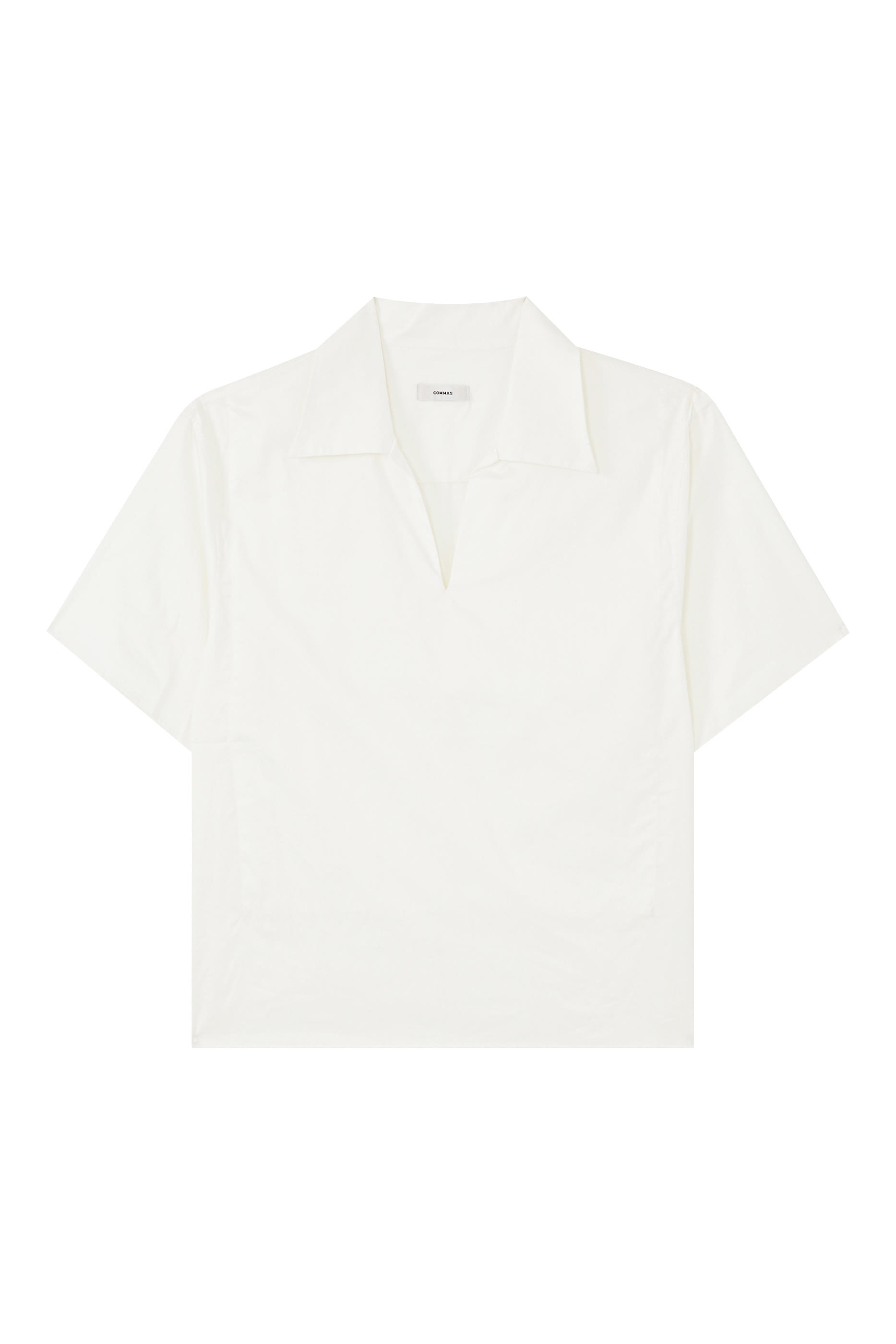 Spread Collar Short Sleeve Shirt