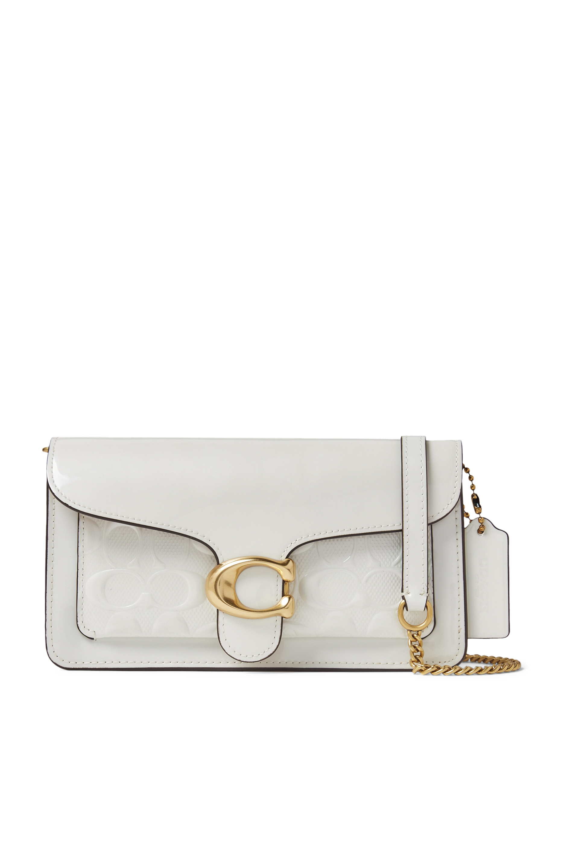 Tabby Signature Patent Leather Clutch Bag