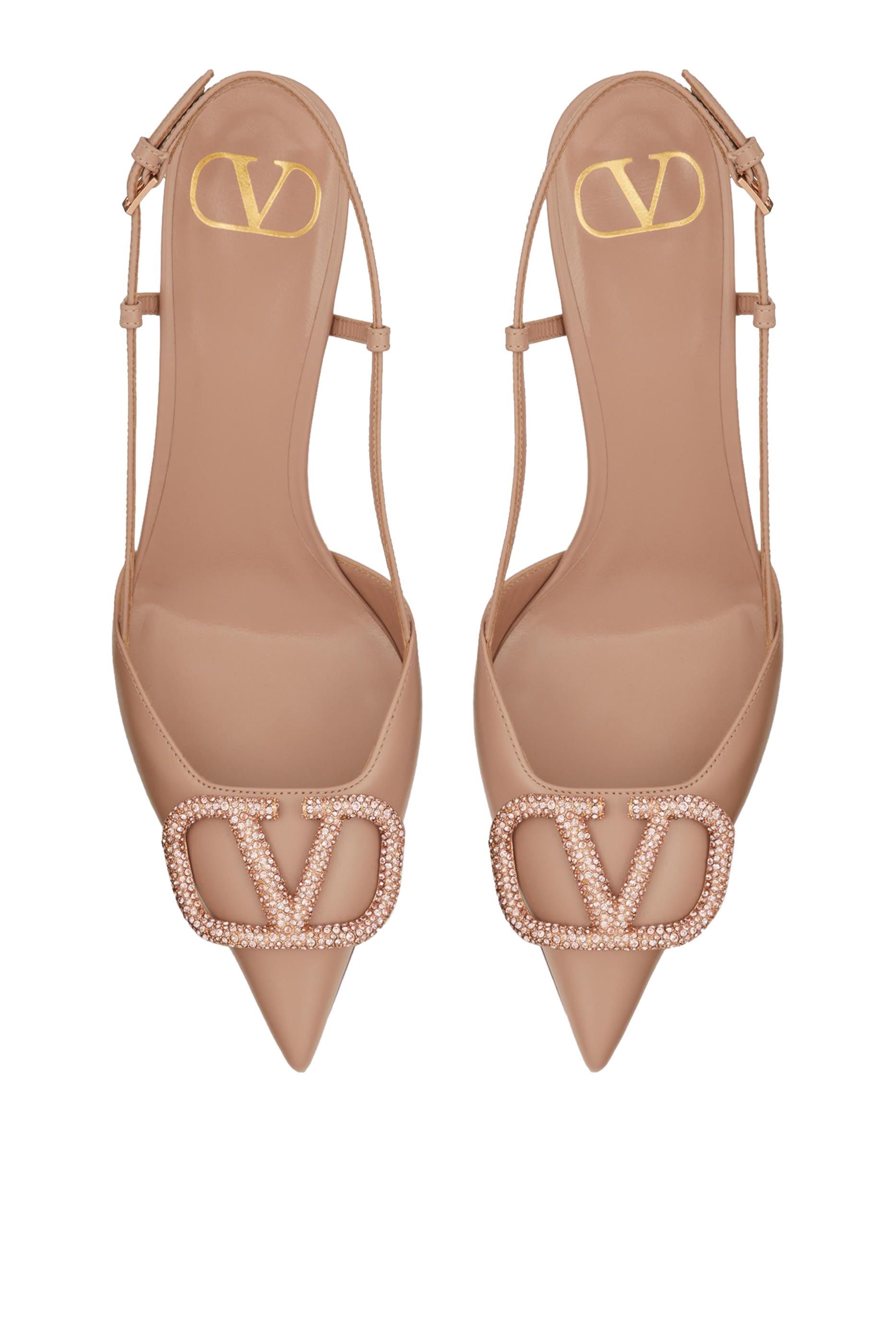  VLogo Signature 90 Slingback Pumps