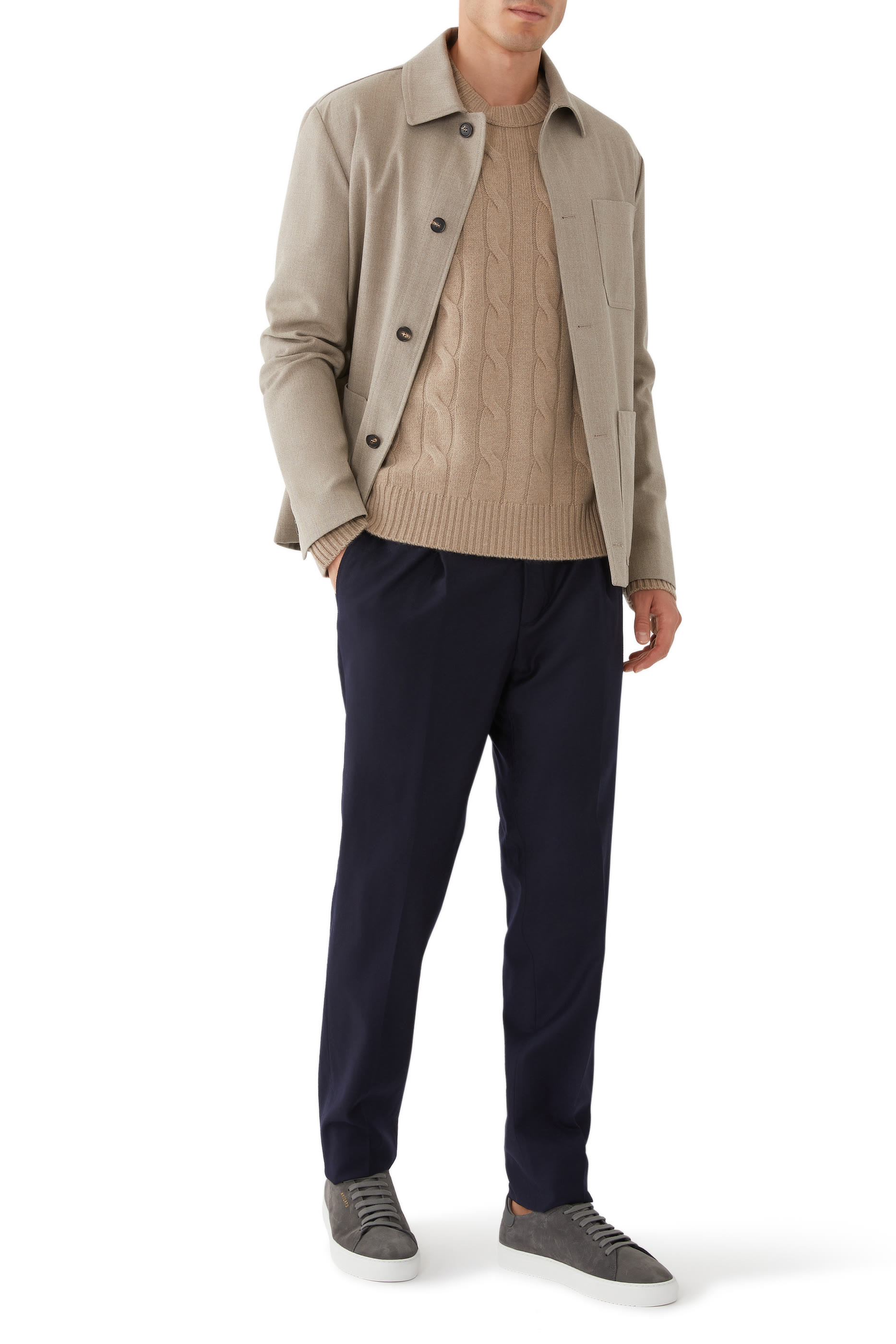 Cashmere Cable-Knit Sweater