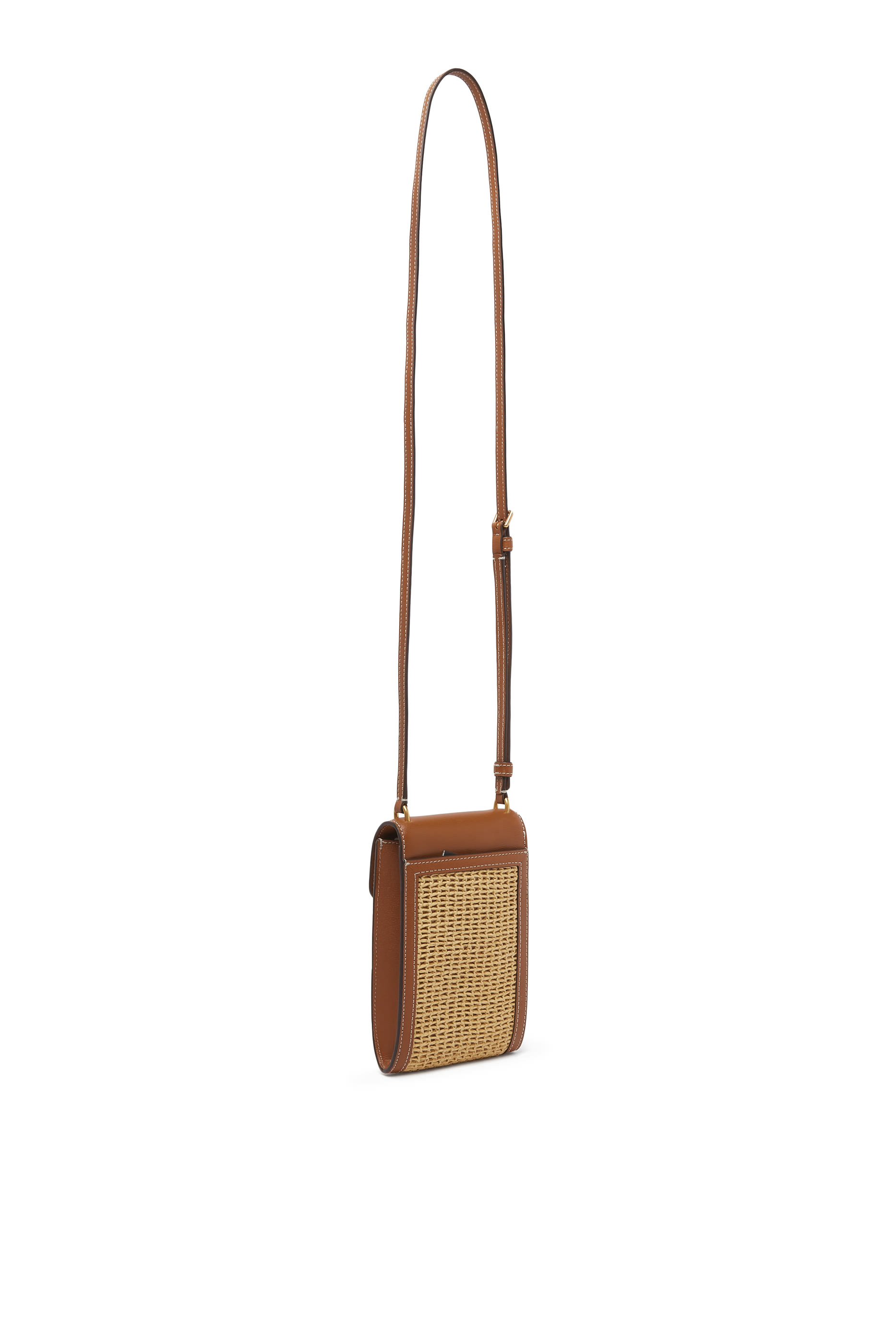Serena Straw Phone Crossbody Bag