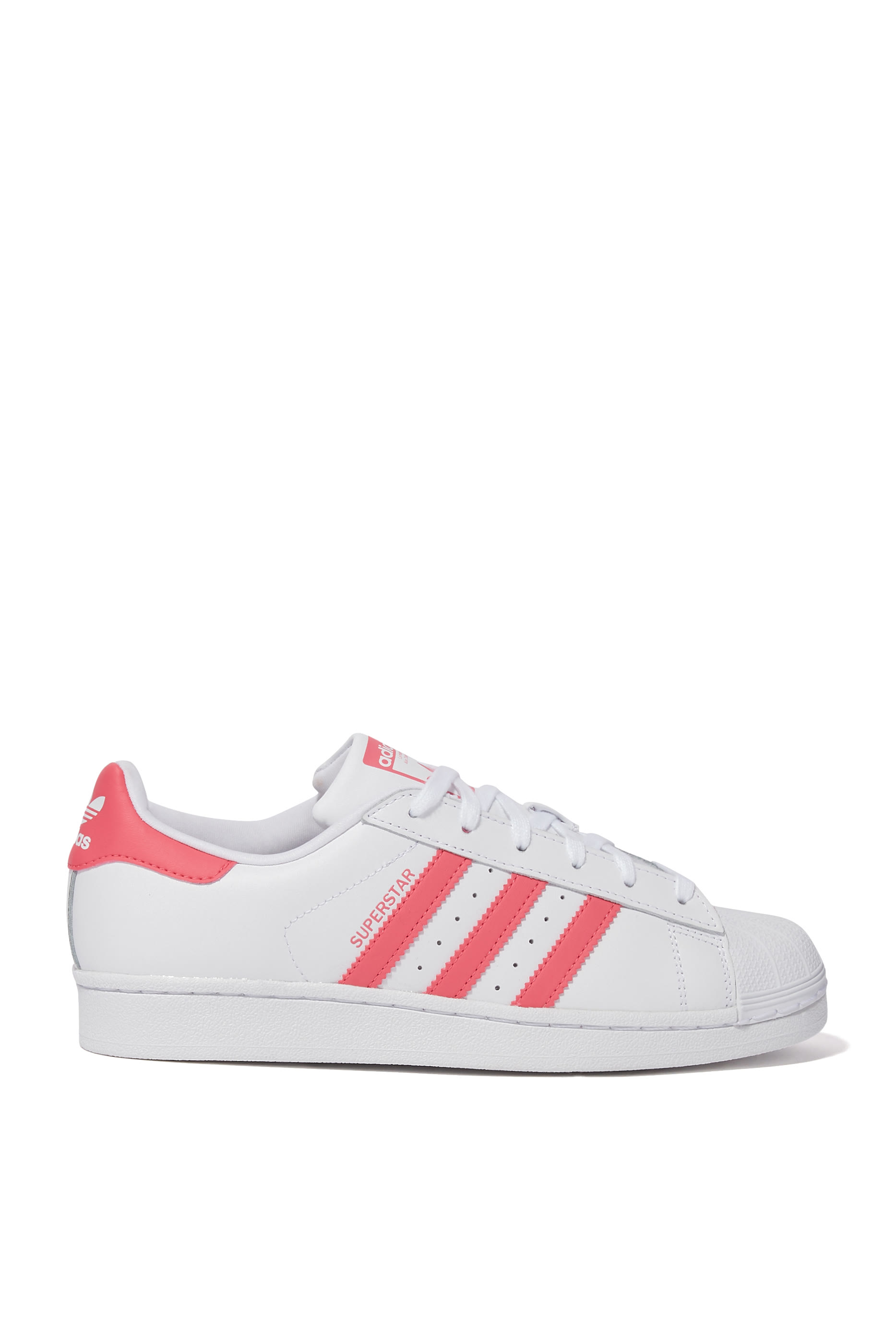 Pink Stripe Superstar Sneakers