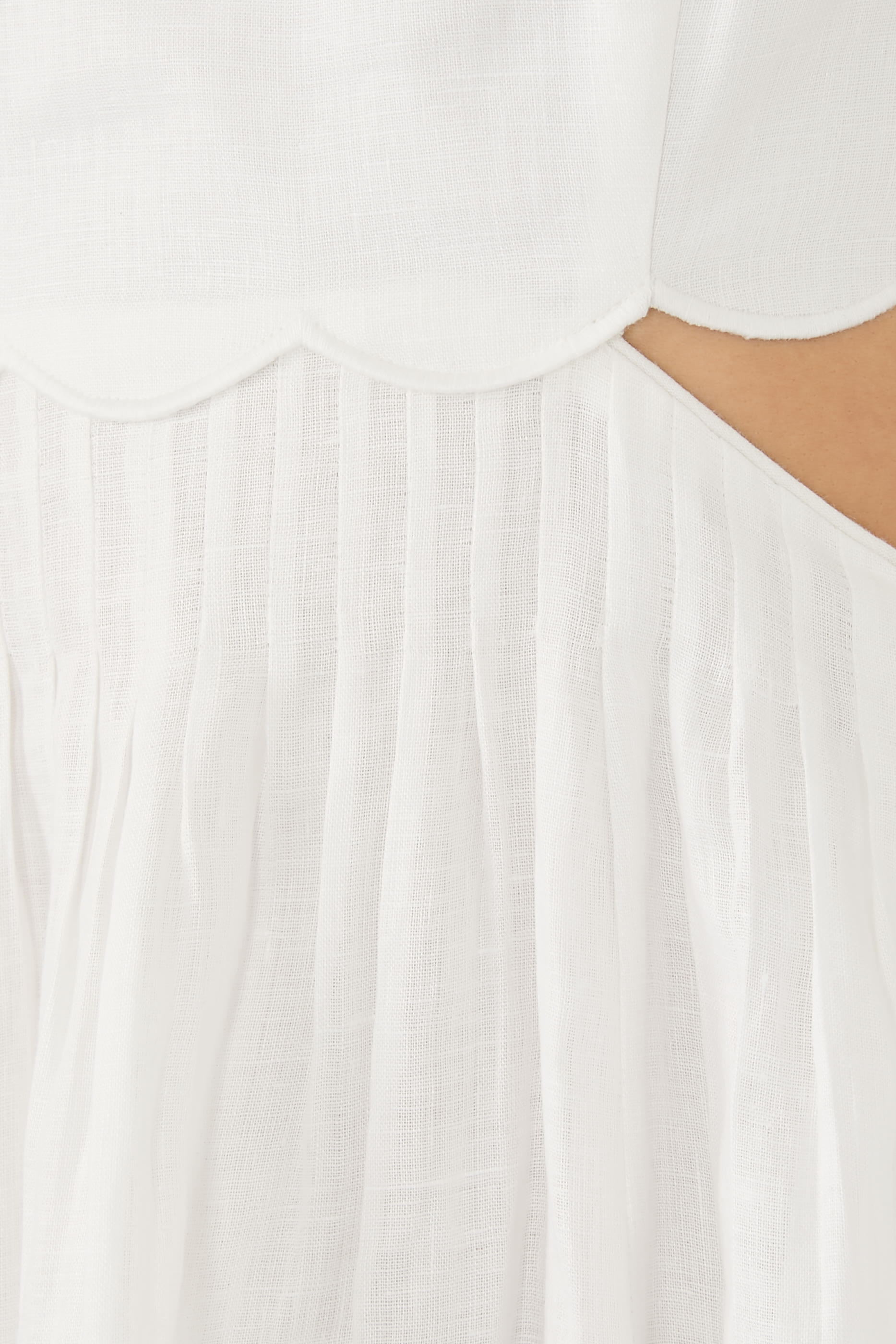 Rhiannon Scallop Midi Dress