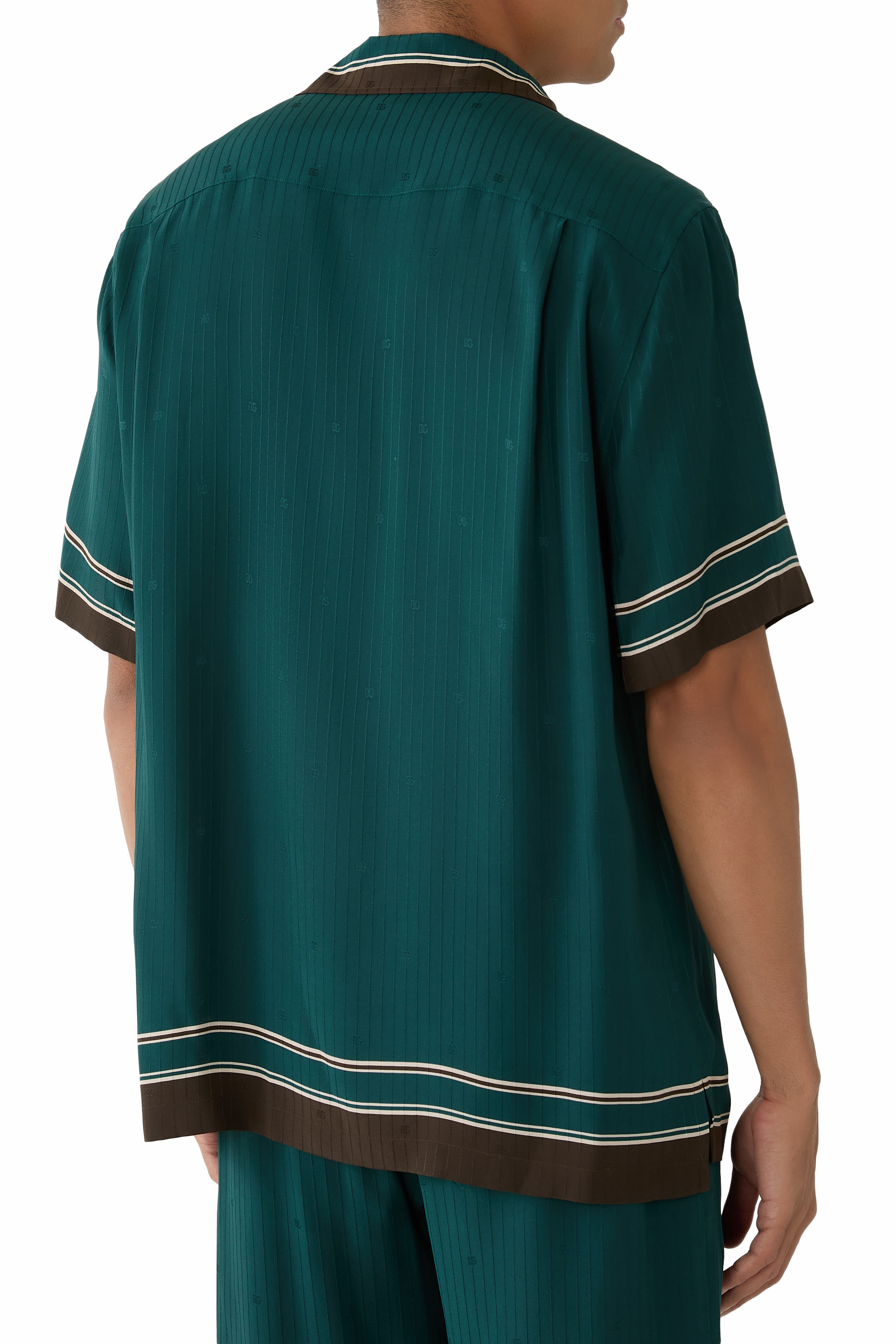  Logo Jacquard Martini Shirt