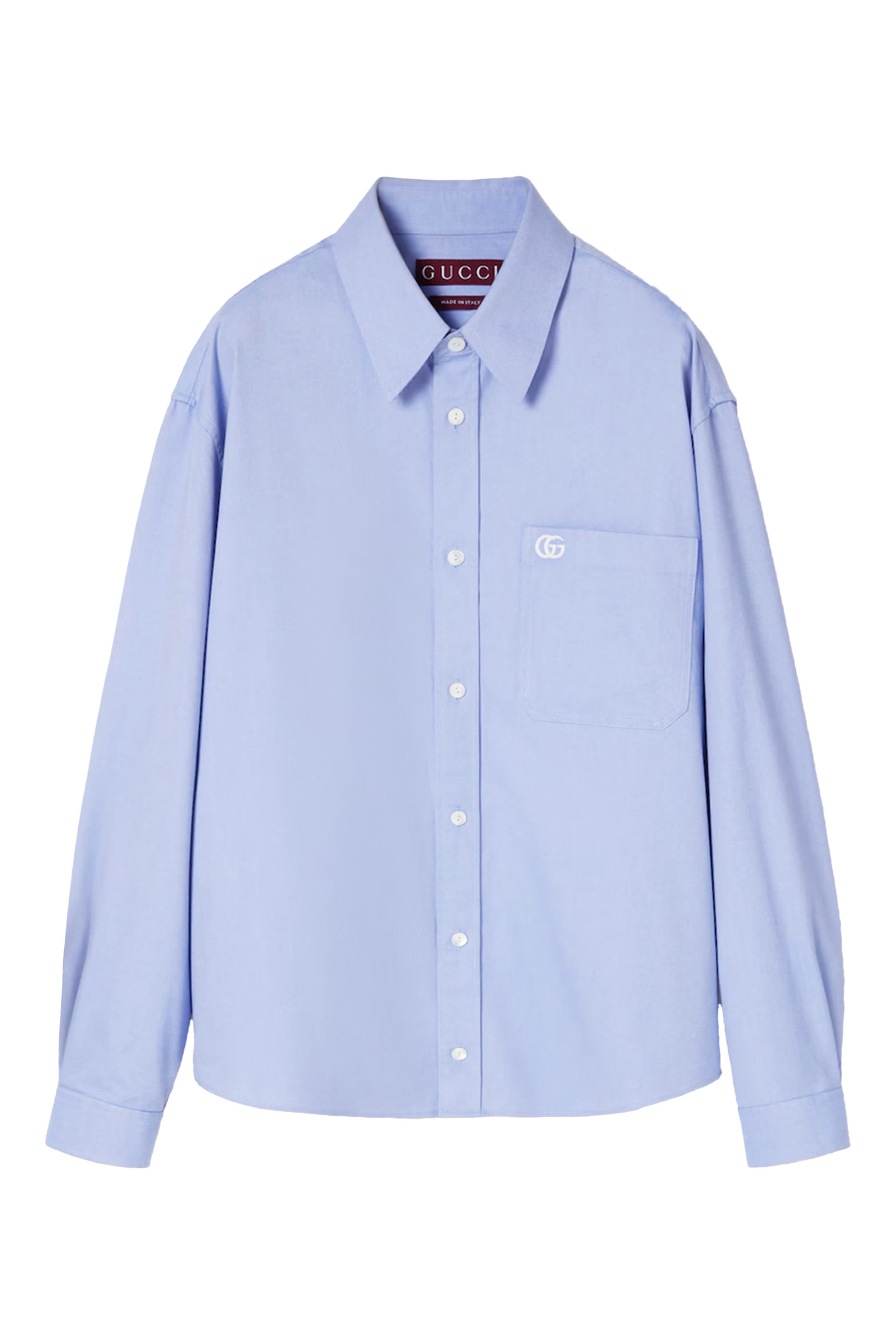 Embroidered Oxford Cotton Shirt