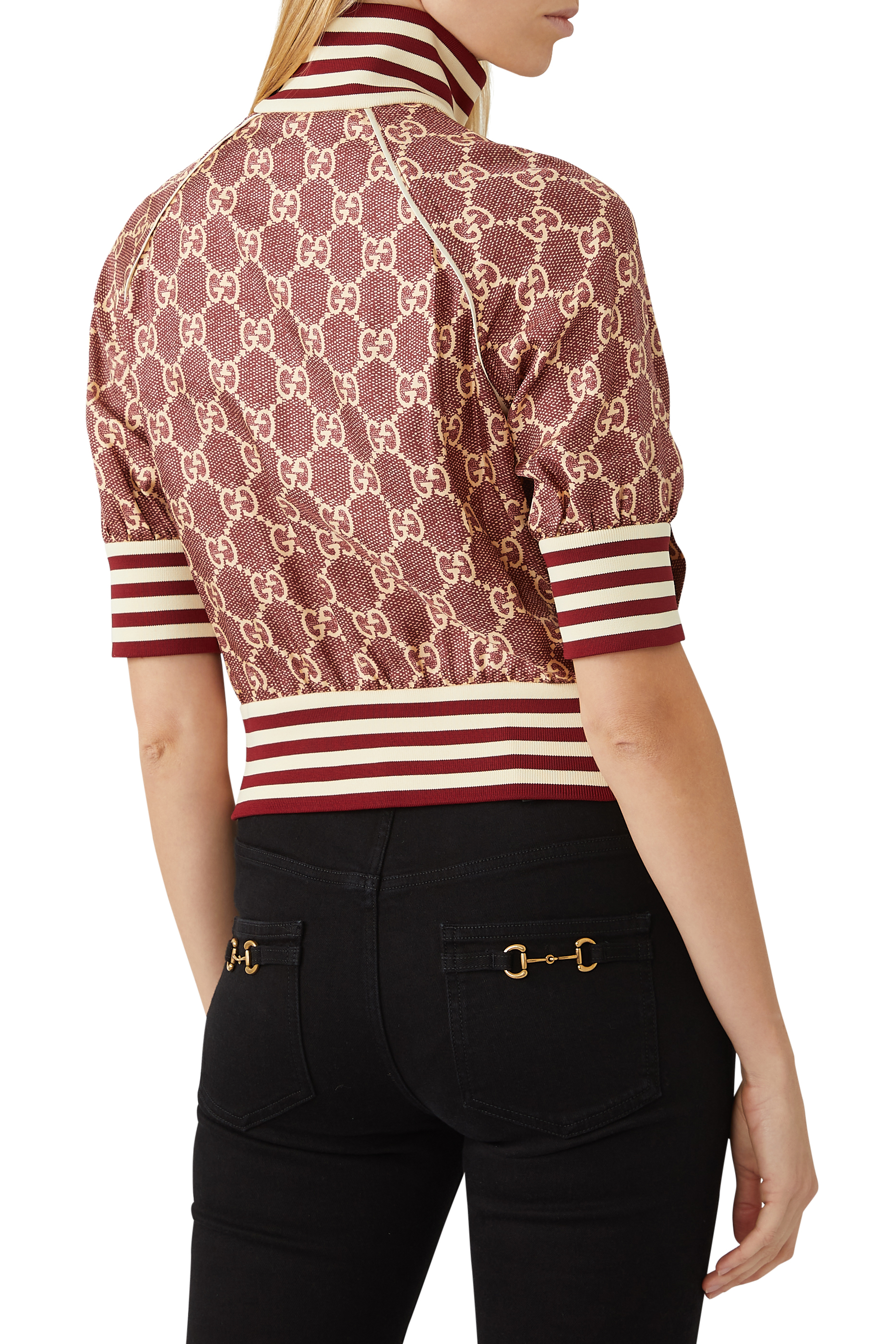 GG Supreme Pink Silk Jacket