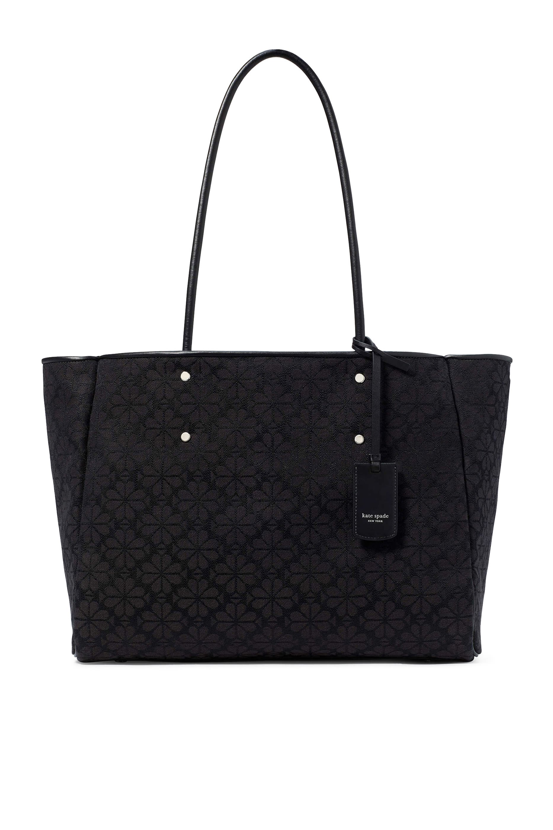 Spade Flower Jacquard Large Everything Tote Bag