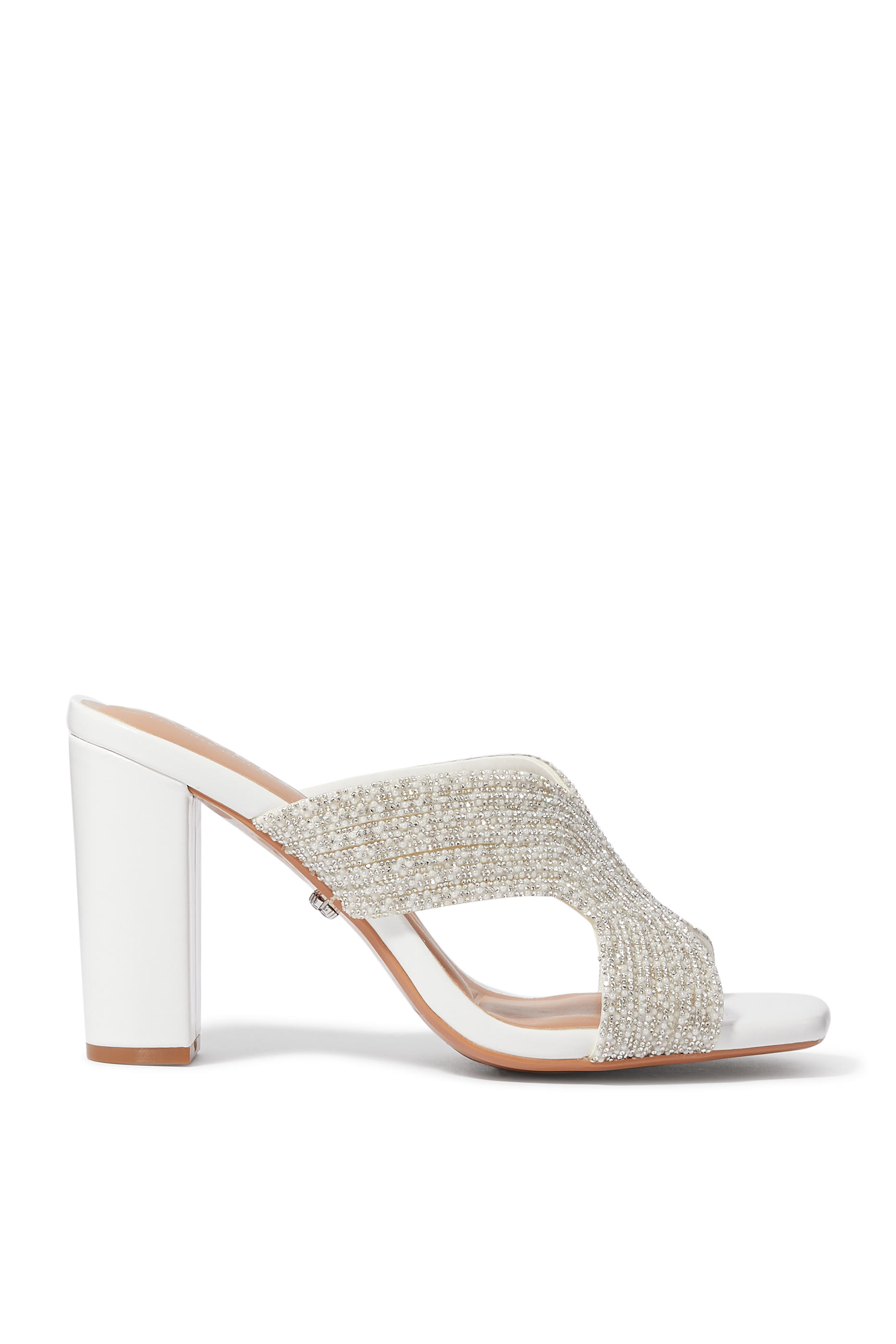 Carvela 60 Paparazzi Pearl Block Heels