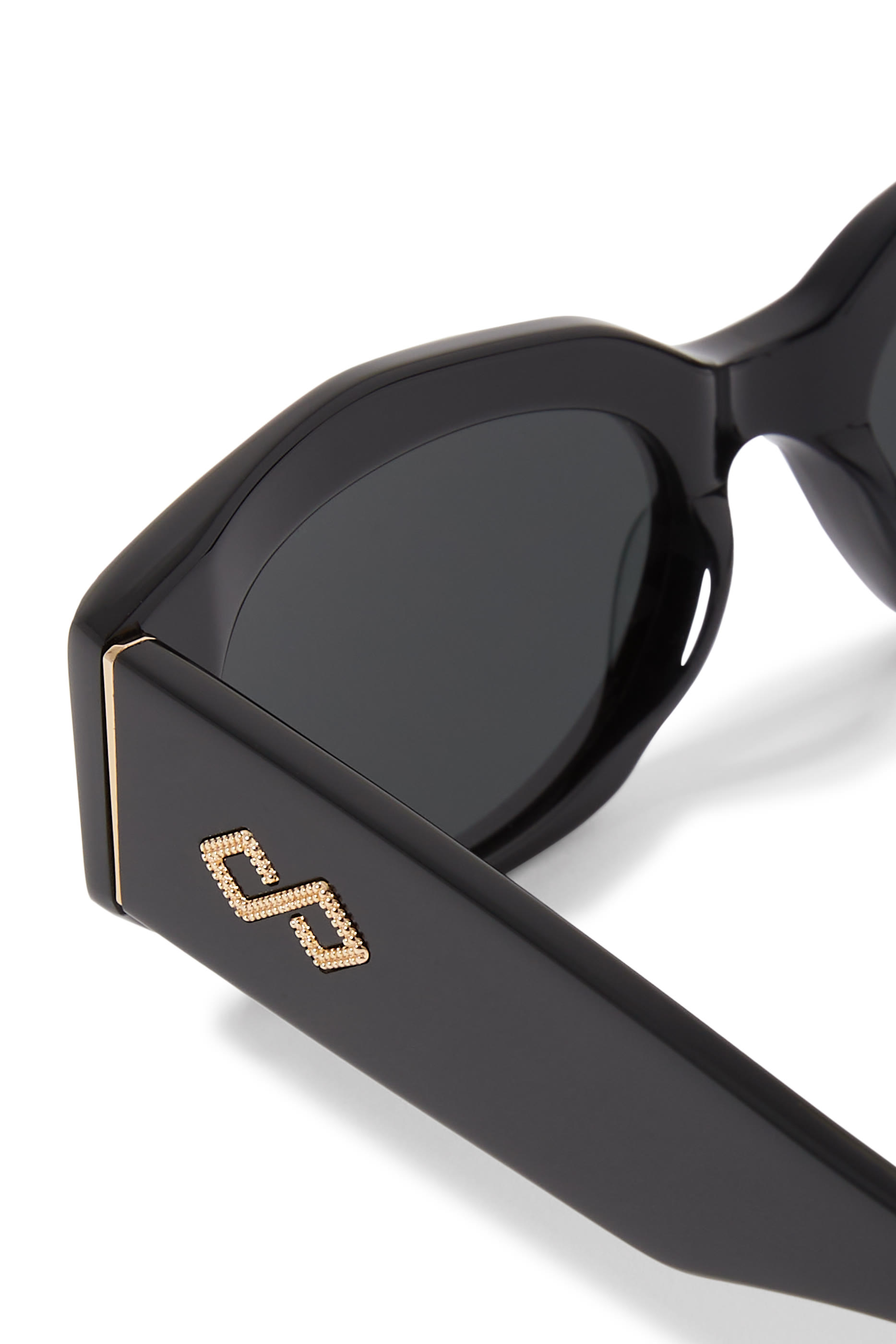  Blair Rectangular Frame Sunglasses 