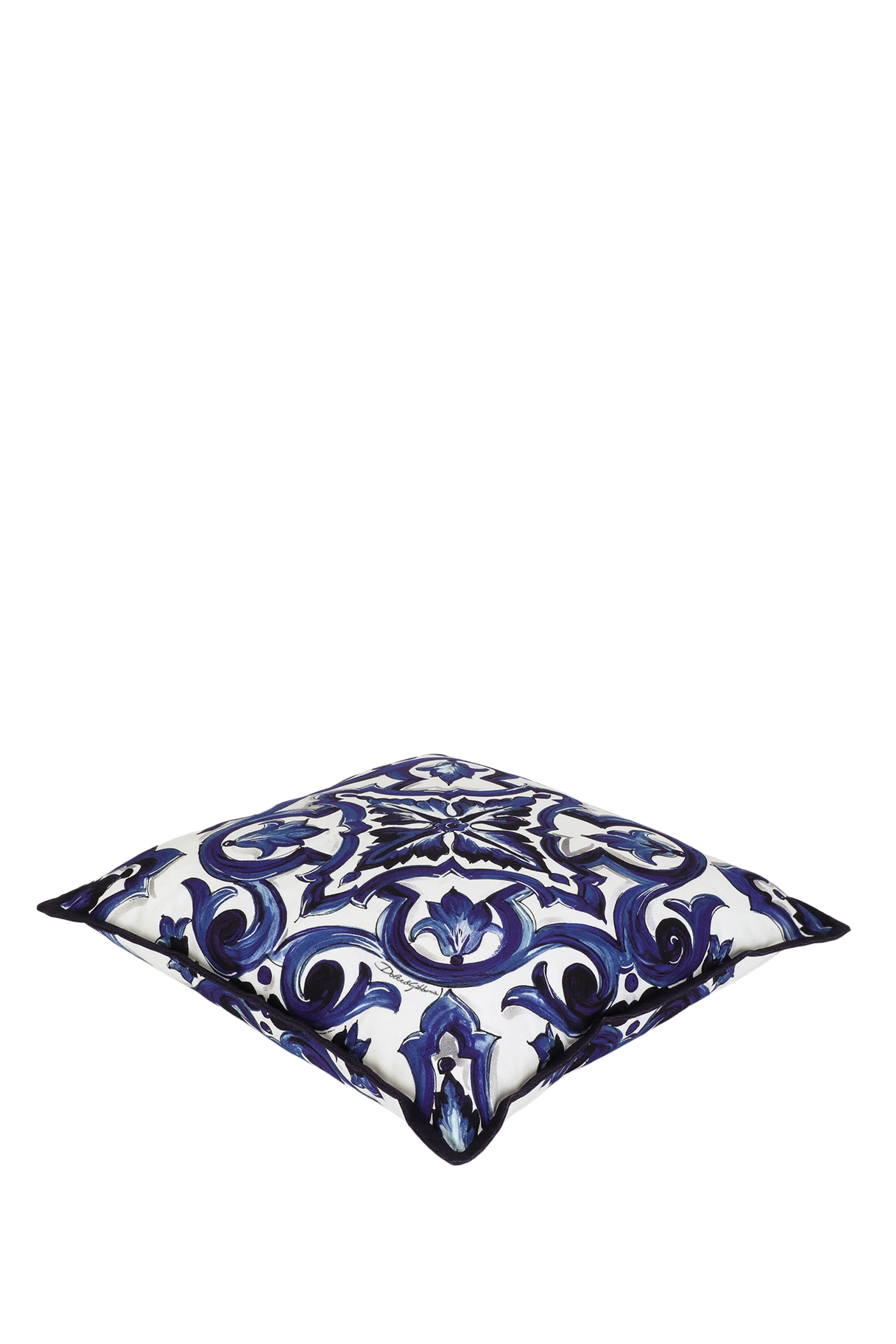 Blu Mediterraneo Small Canvas Cushion