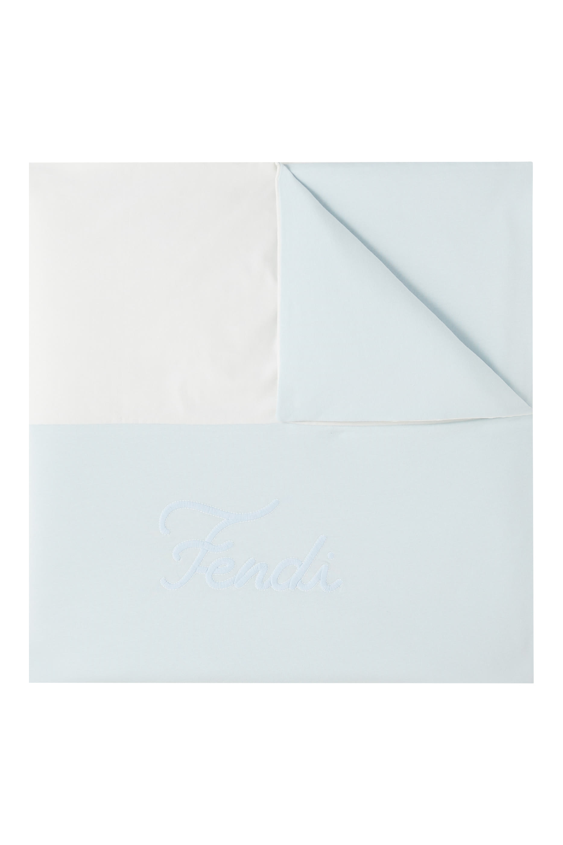 Baby Logo-Embroidered Cotton Blanket