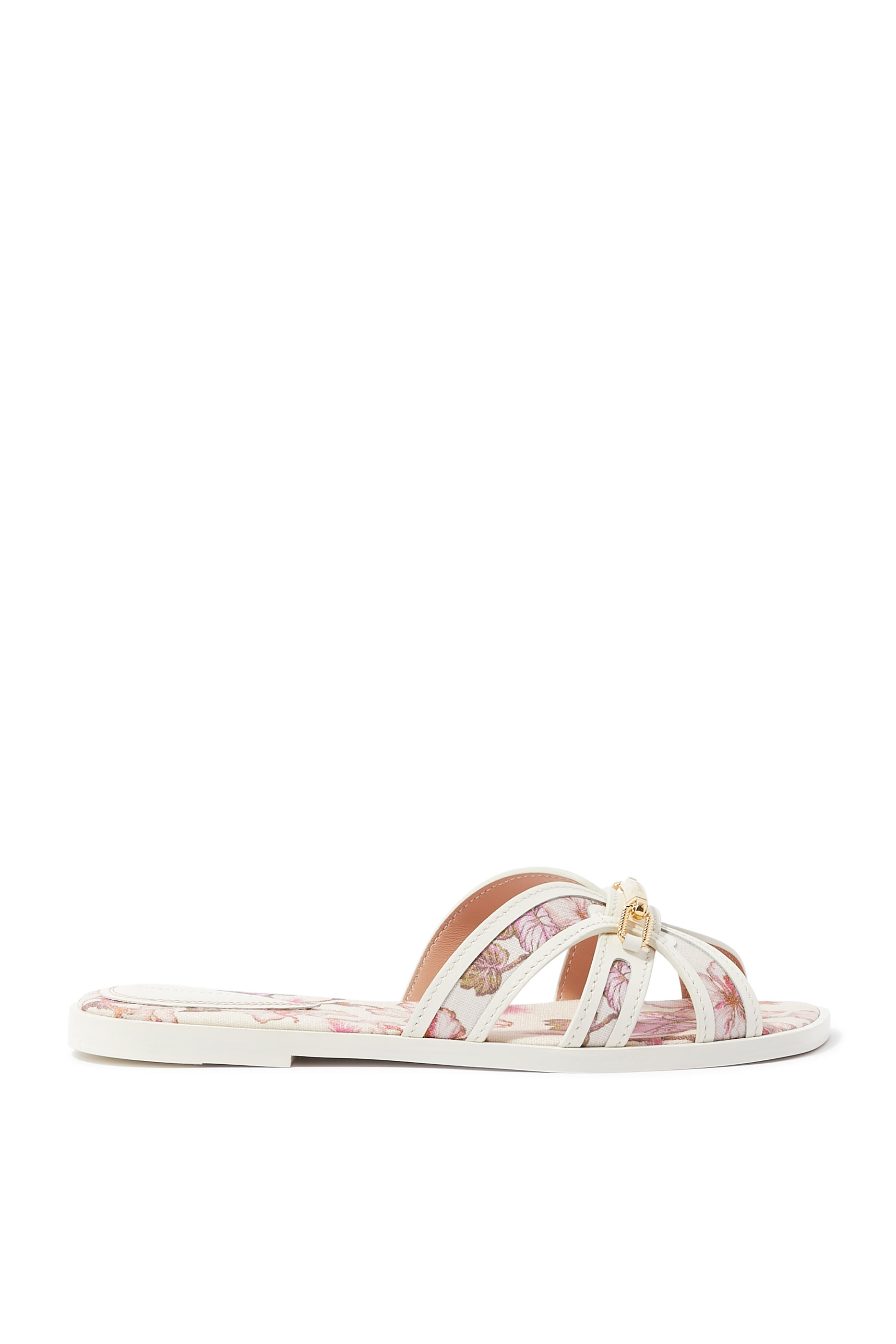 Prisma Floral-Print Flat Sandals