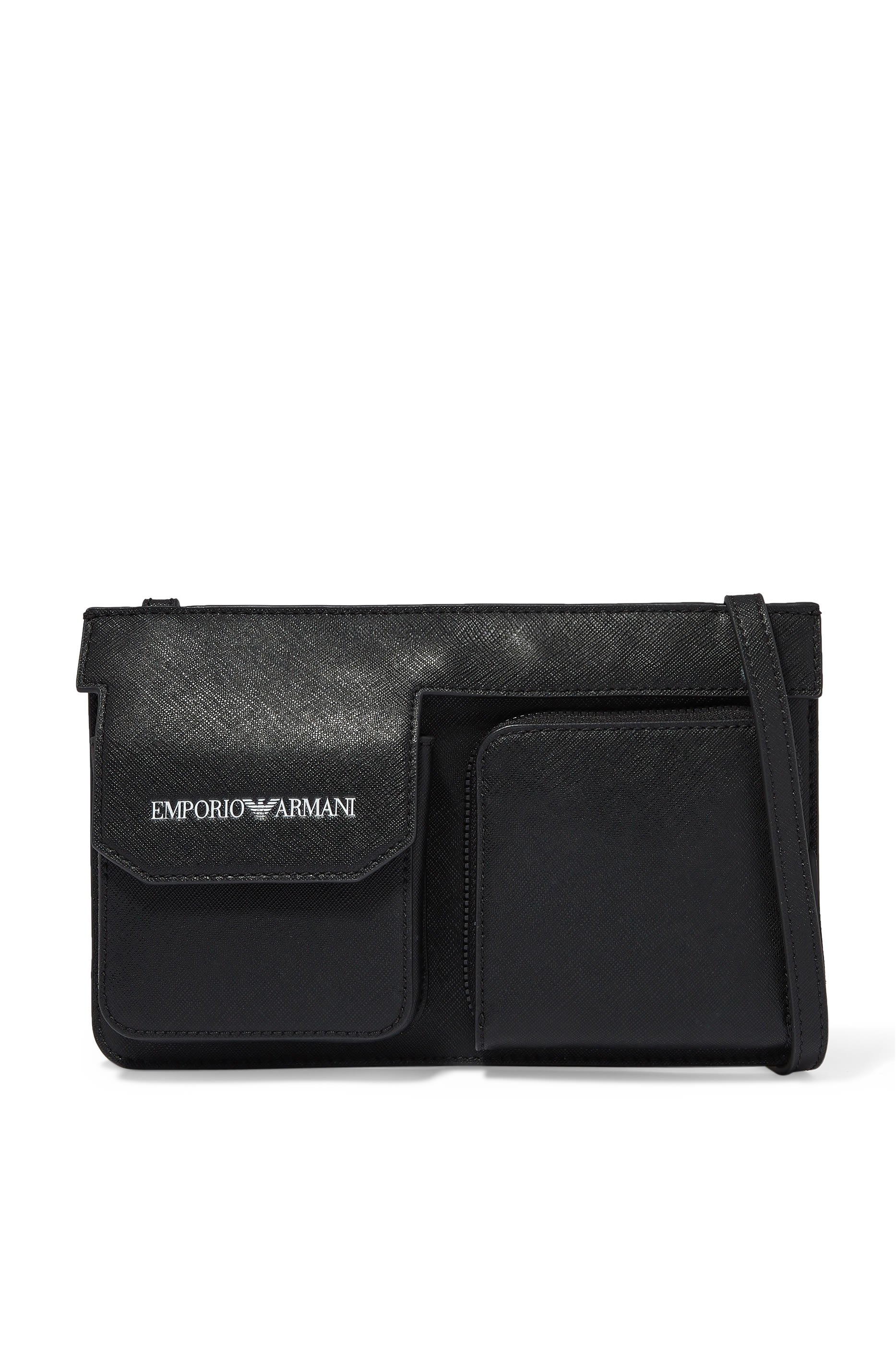 EA Tech Case Crossbody Bag in Eco Leather