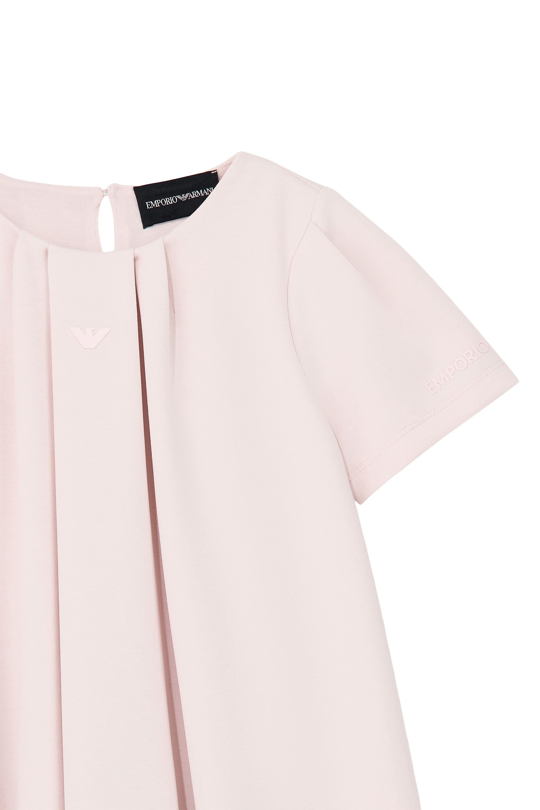 Kids Pleated Front-Detail Dress