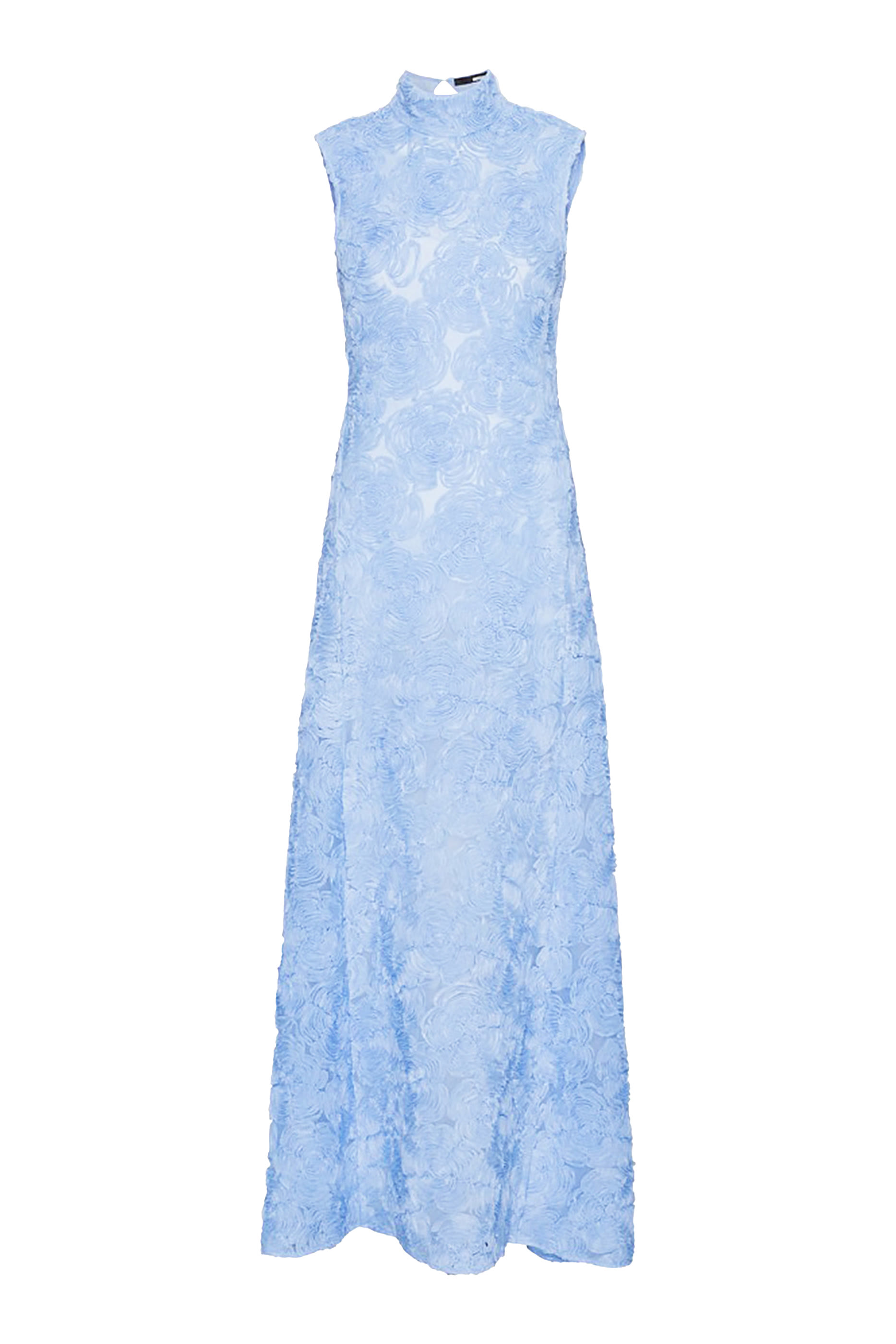 Flower Mesh Maxi Dress