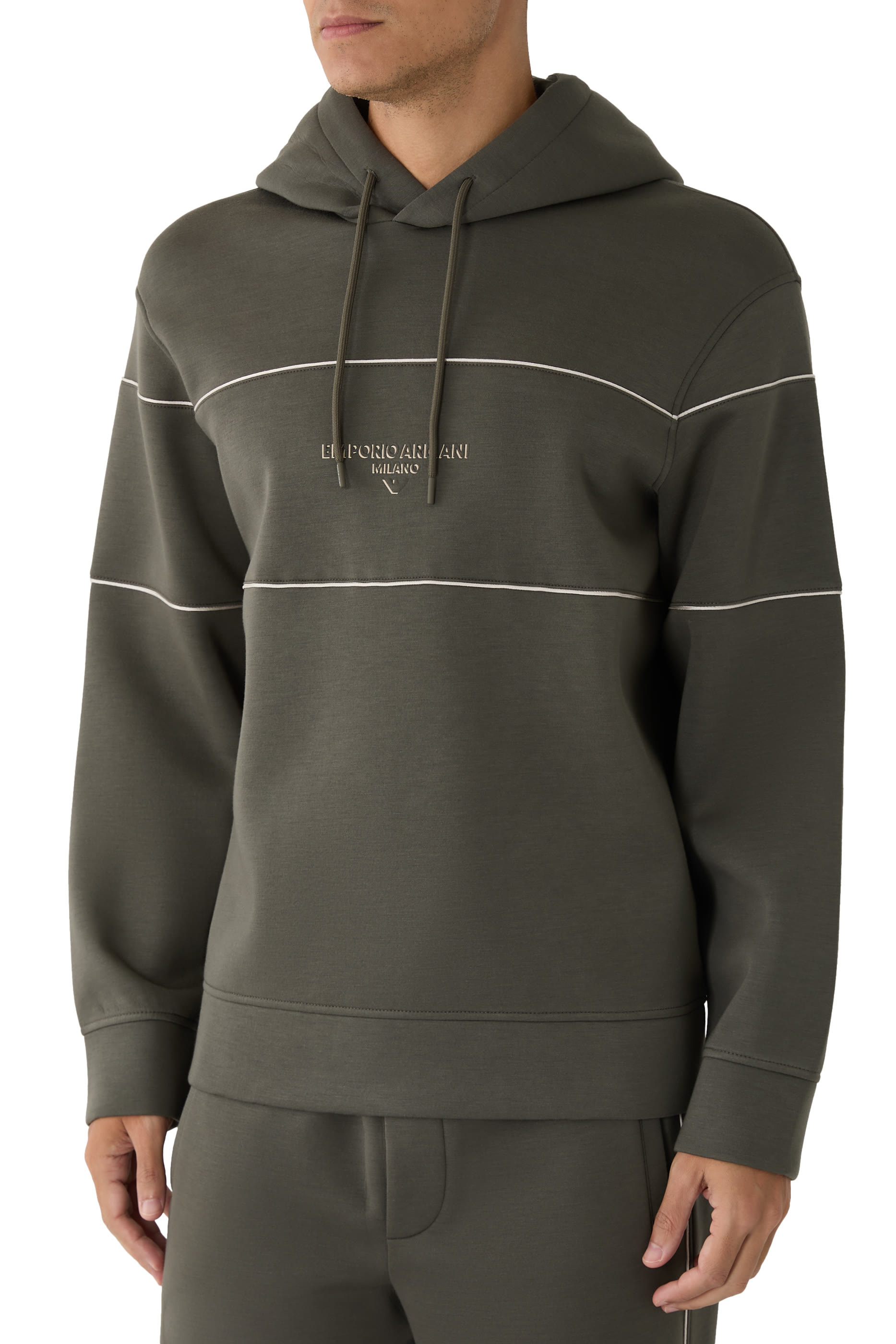 Double-Jersey Hooded Sweatshirt