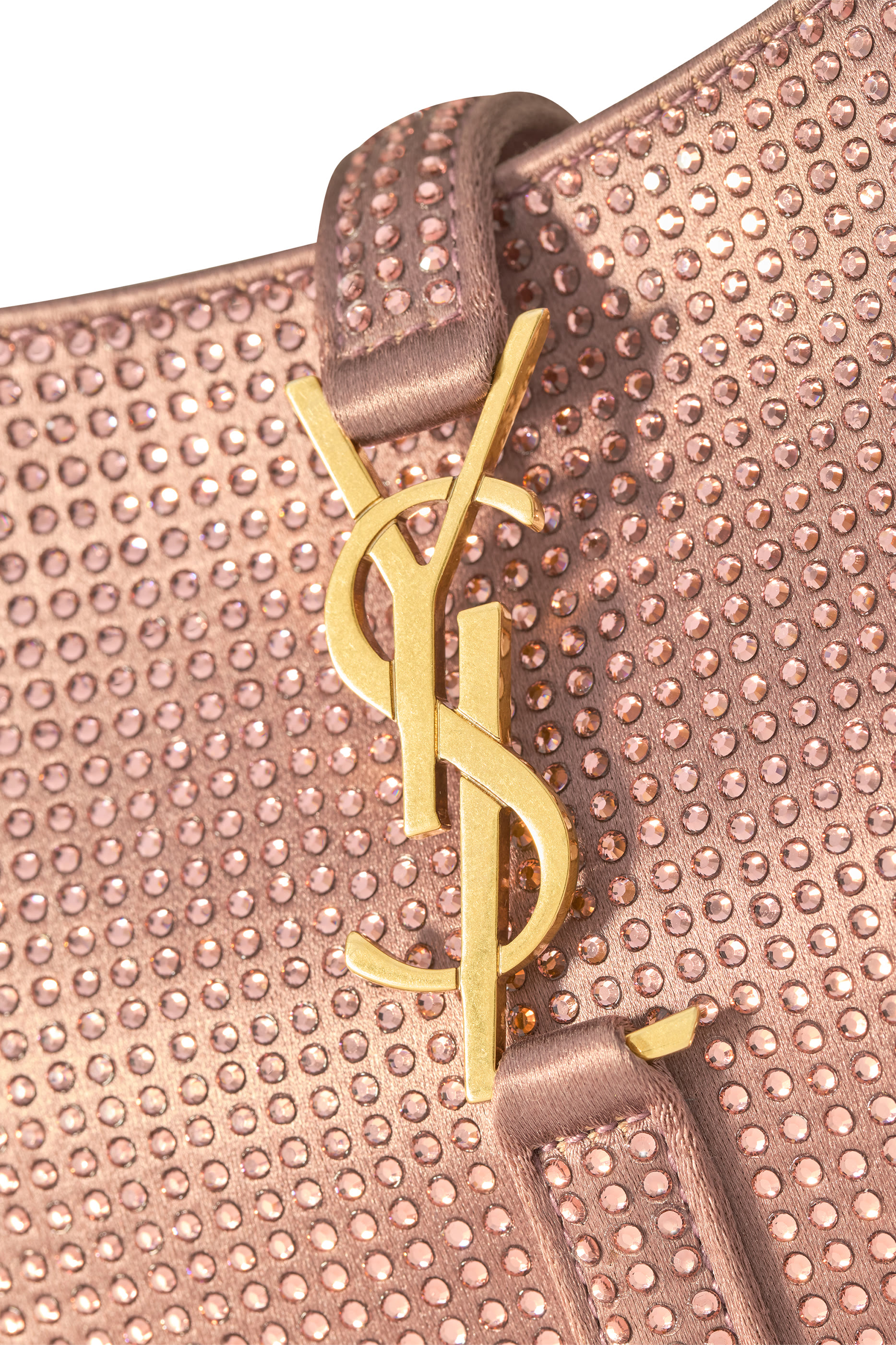 Mini Le 5 À 7 Bag in Satin and Crystals