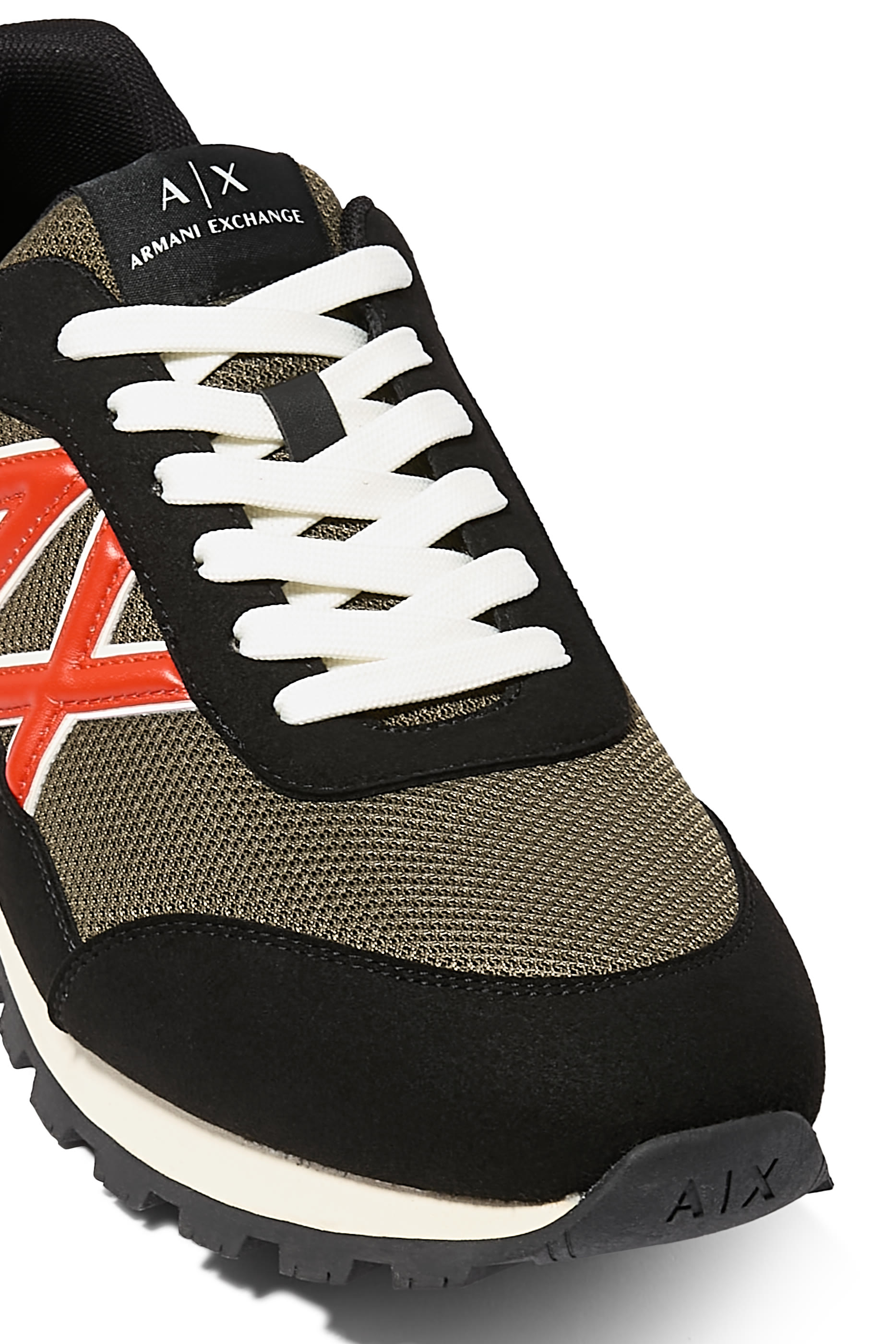 Drop Side AX Logo Low-Top Sneakers