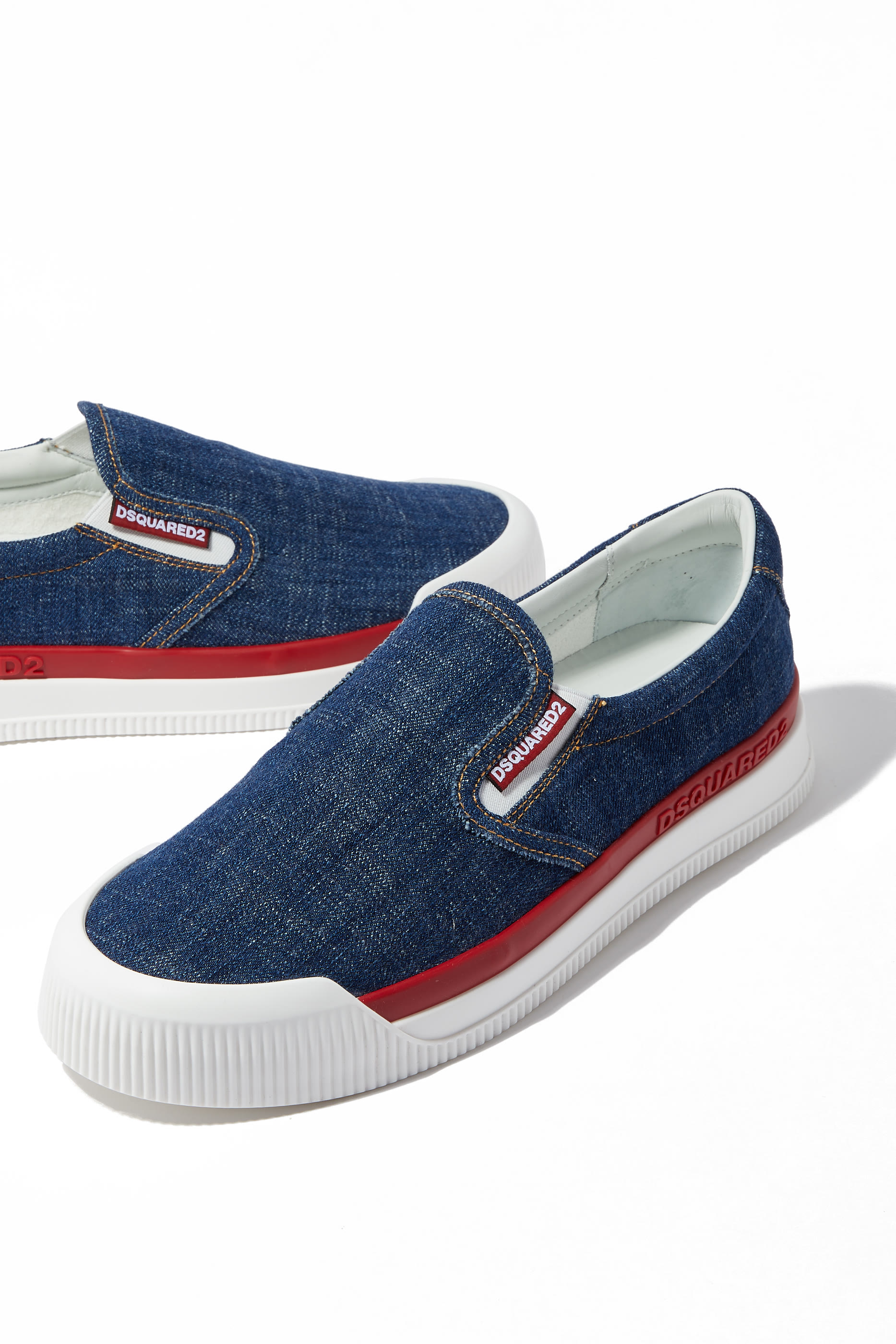 New Jersey Denim Slip On Sneakers