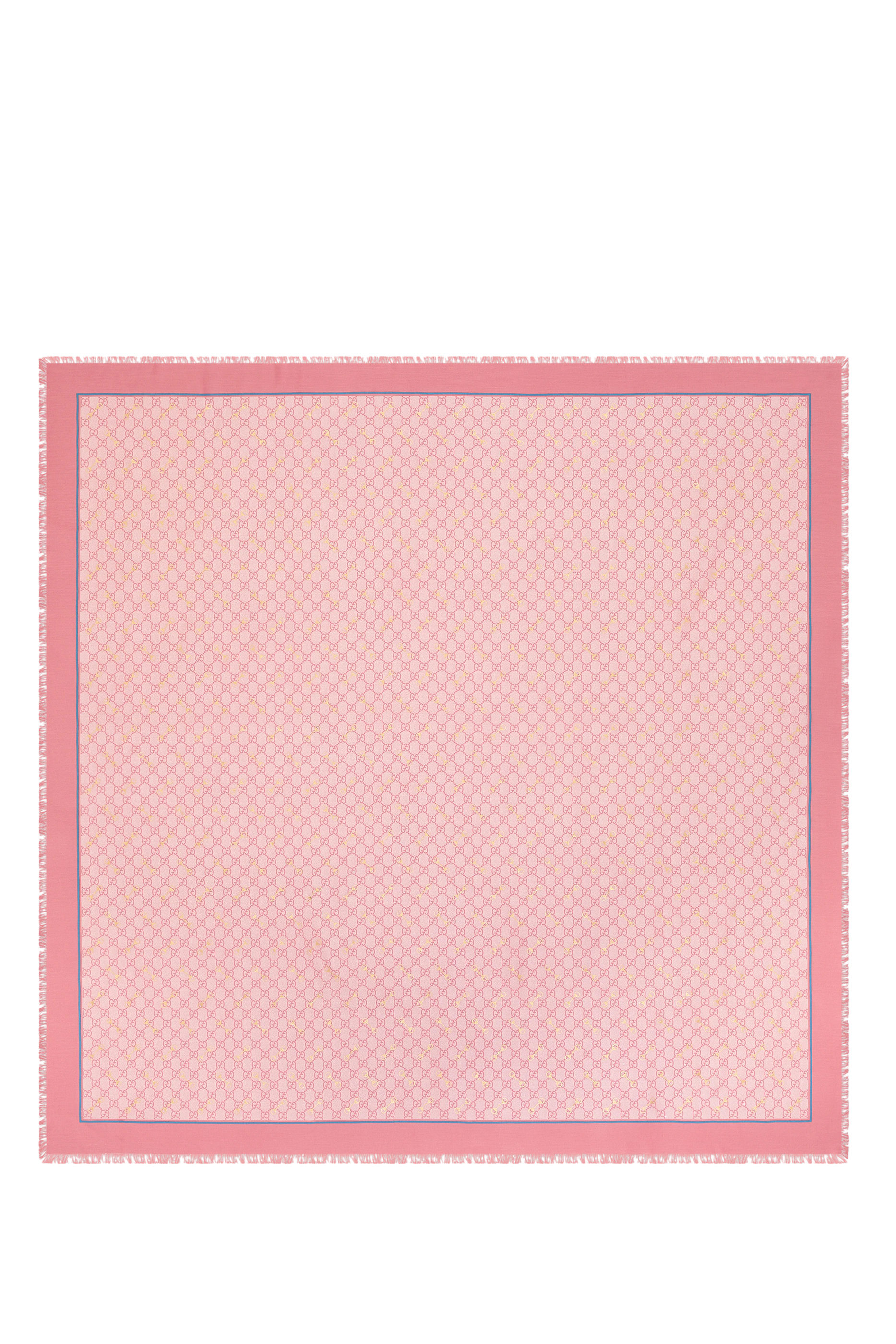 GG Monogram Silk-Blend Shawl